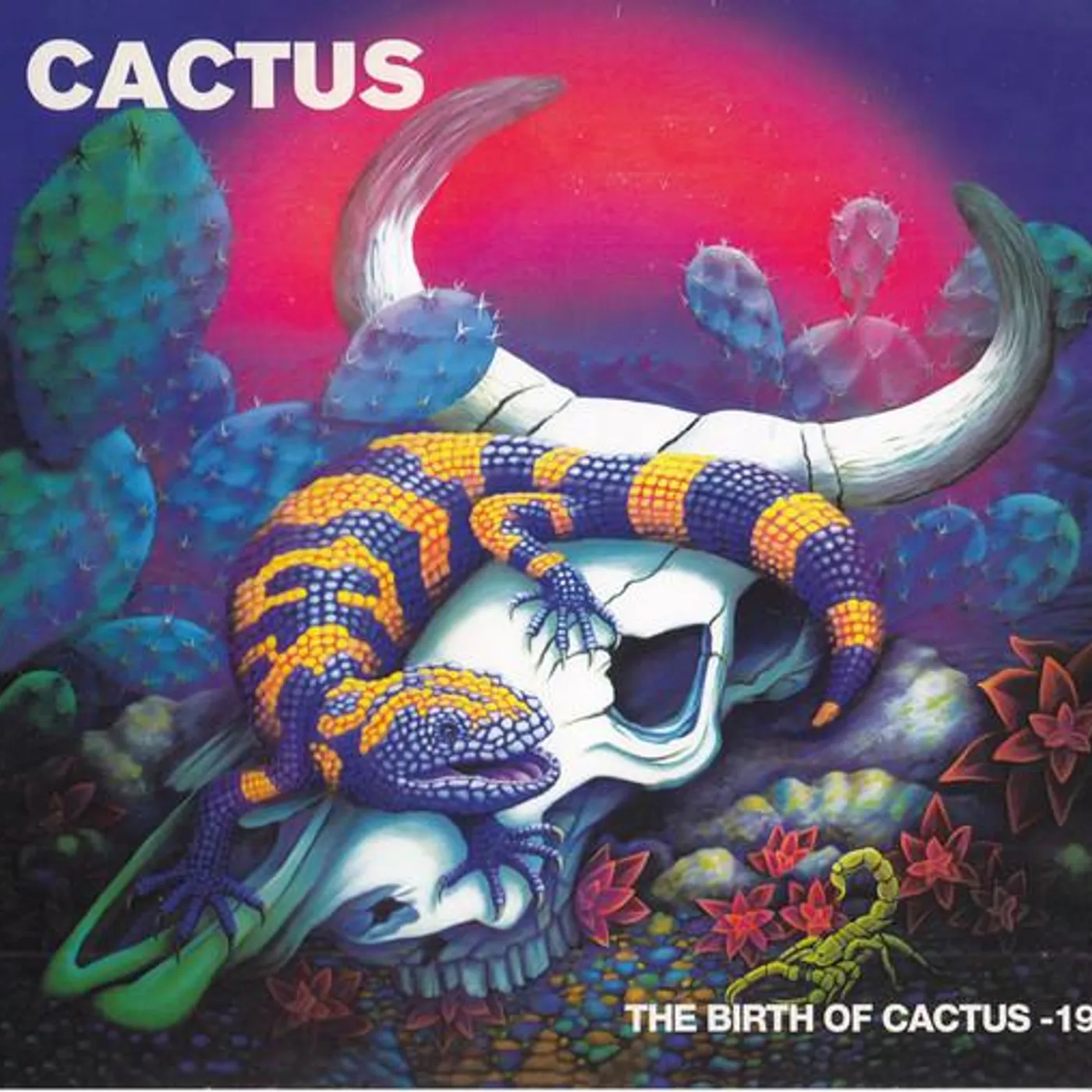 BIRTH OF CACTUS - 1970 (BLUE VINYL) Vinyl Record