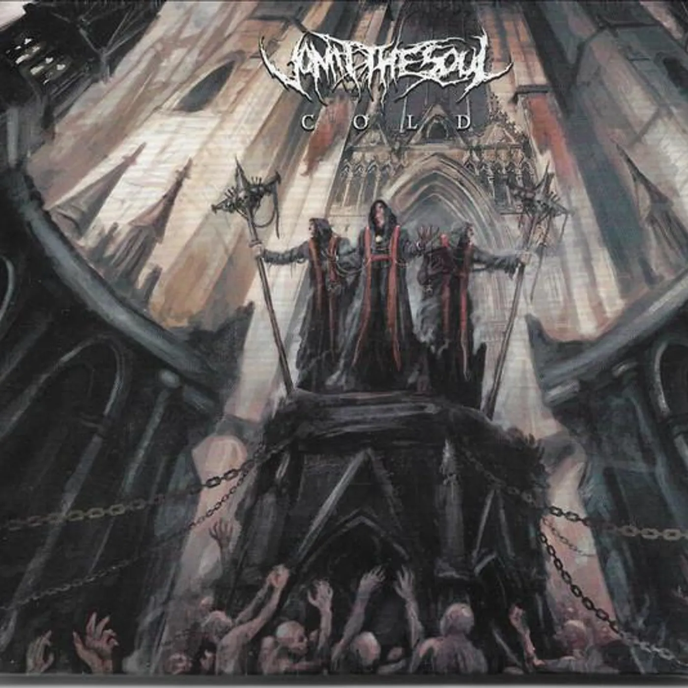 Vomit the Soul COLD (BLACK ICE VINYL) Vinyl Record
