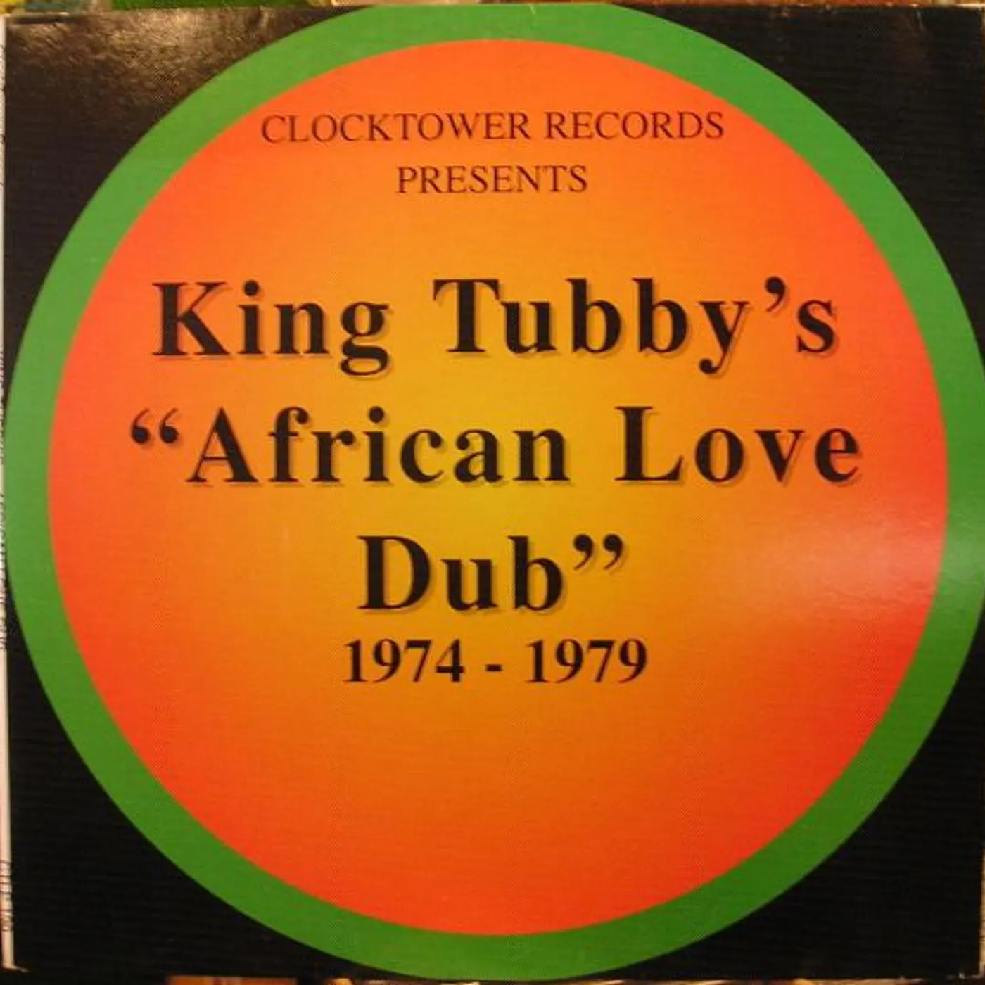King Tubby AFRICAN LOVE DUB 1974-1979 CD