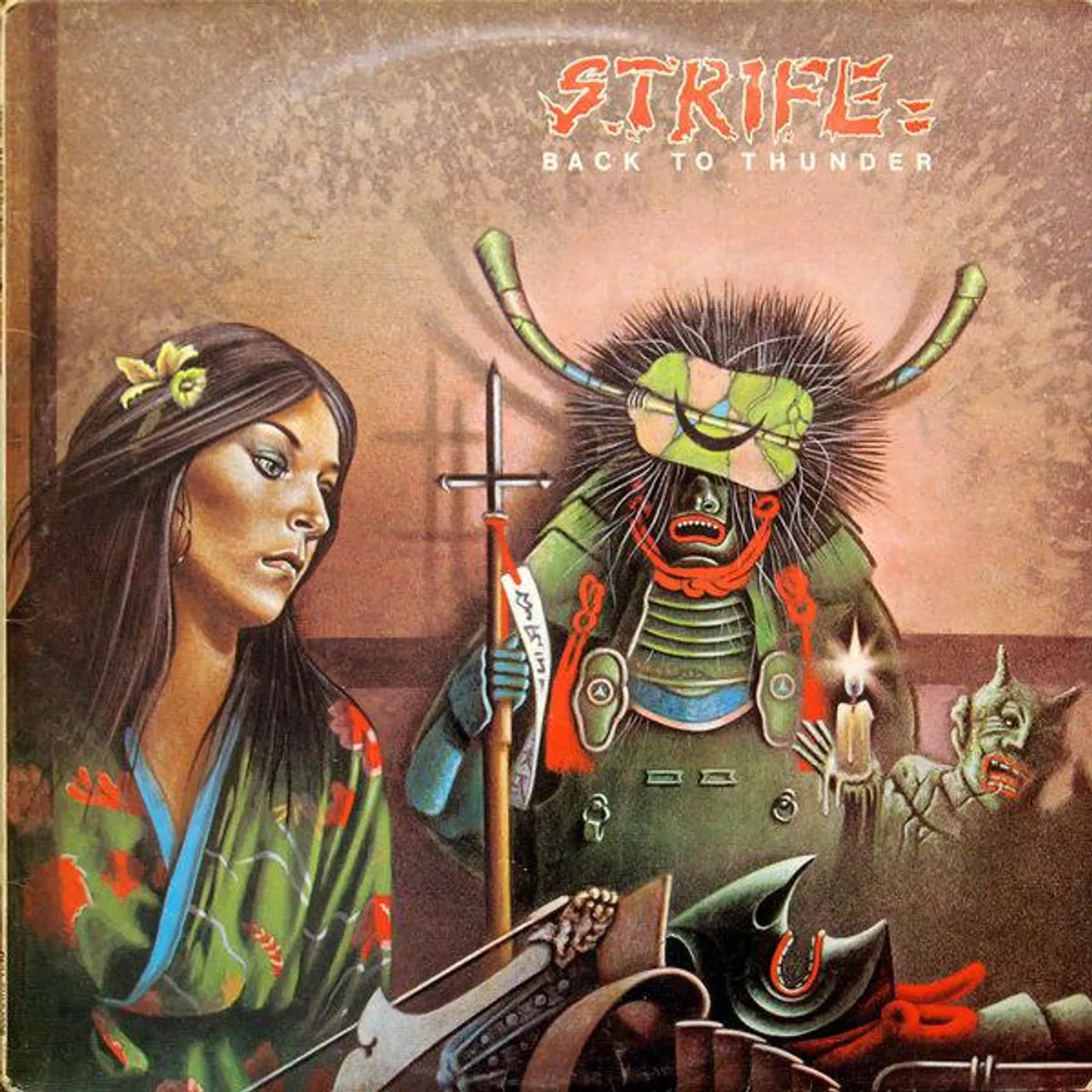 Strife BACK TO THUNDER Vinyl Record