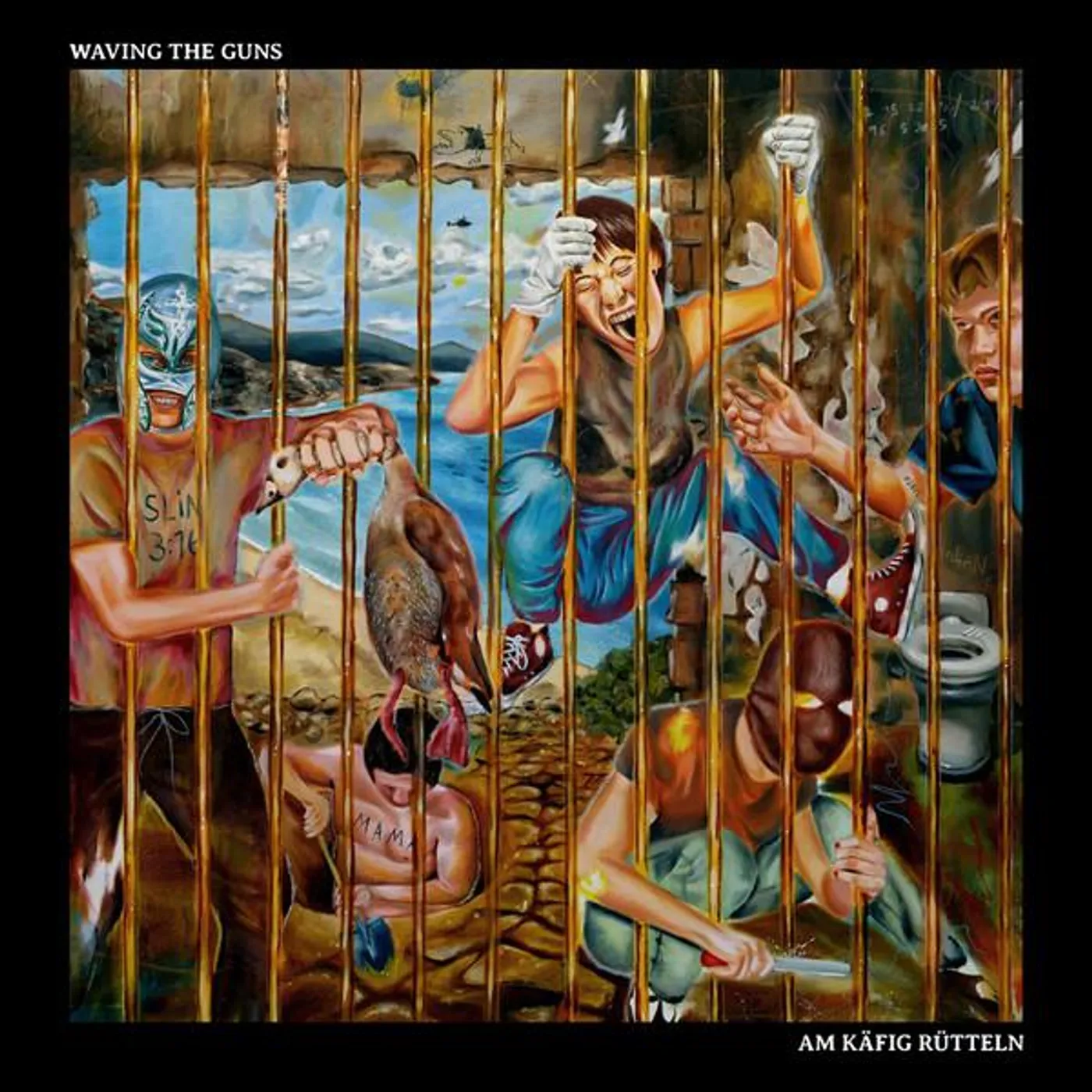 Waving The Guns AM KAFIG RUTTELN Vinyl Record