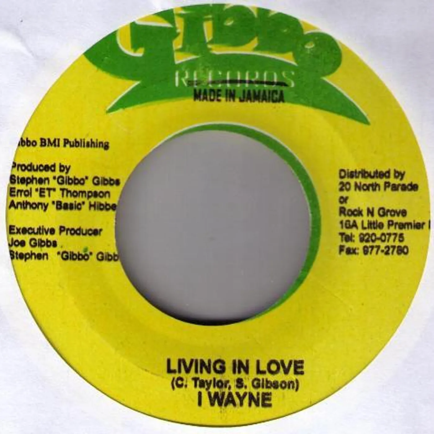 I Wayne LIVING IN LOVE Vinyl Record