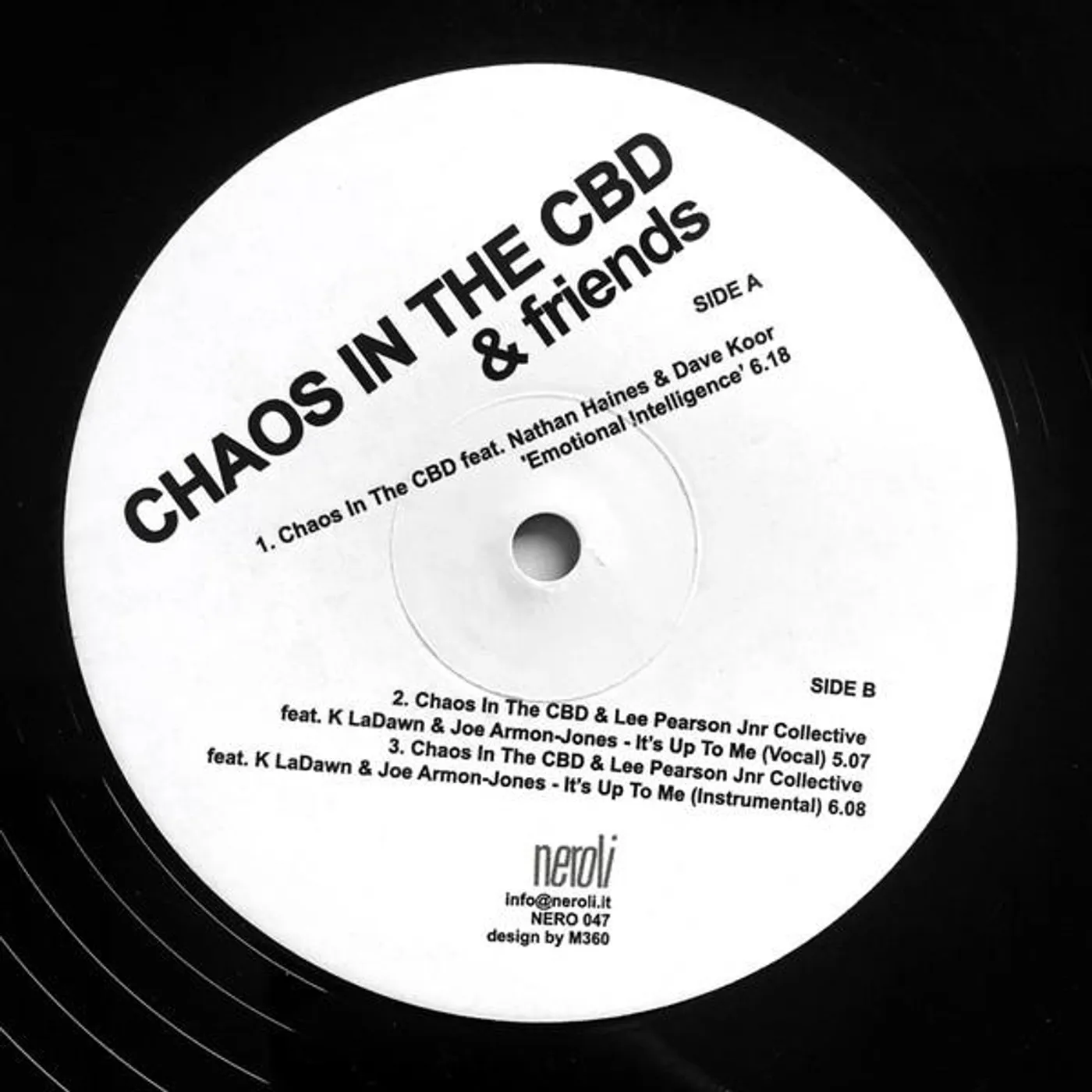 Chaos In The Cbd & Friends EMOTIONAL INTELLIGENCE / IT'S UP TO ME Vinyl Record