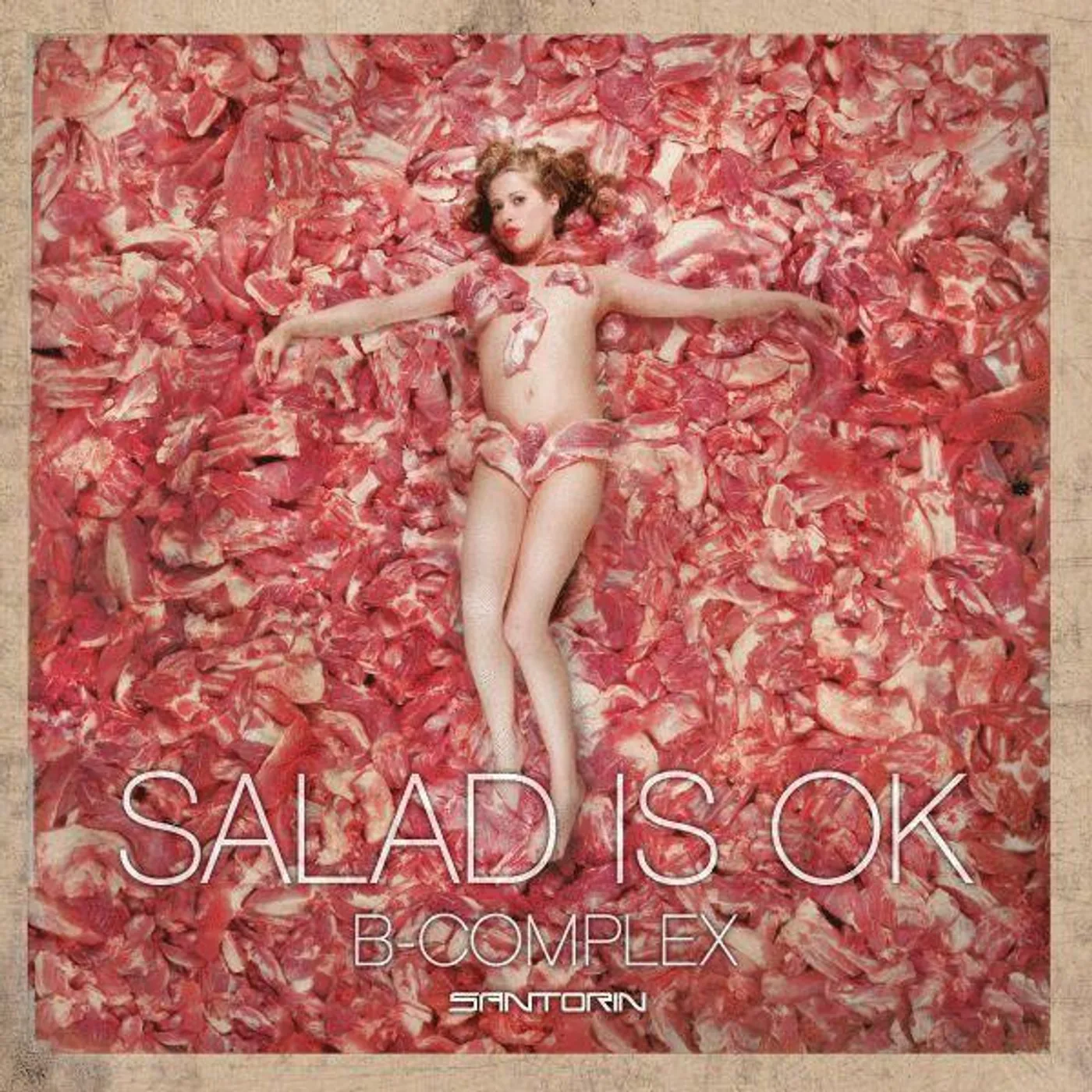 B-complex SALAD IS OK/RAINDROPS Vinyl Record - UK Release