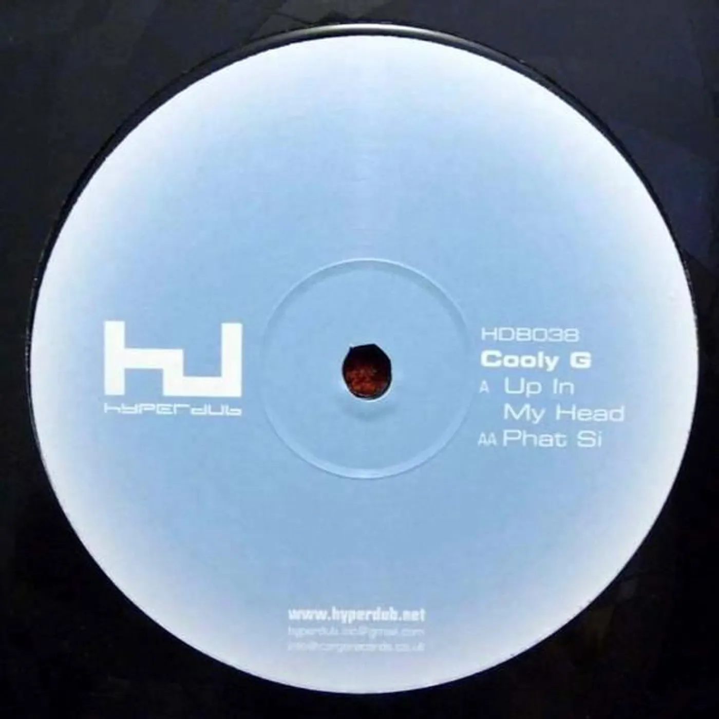 Cooly G Up In My Head / Phat Si 12 Vinyl Record