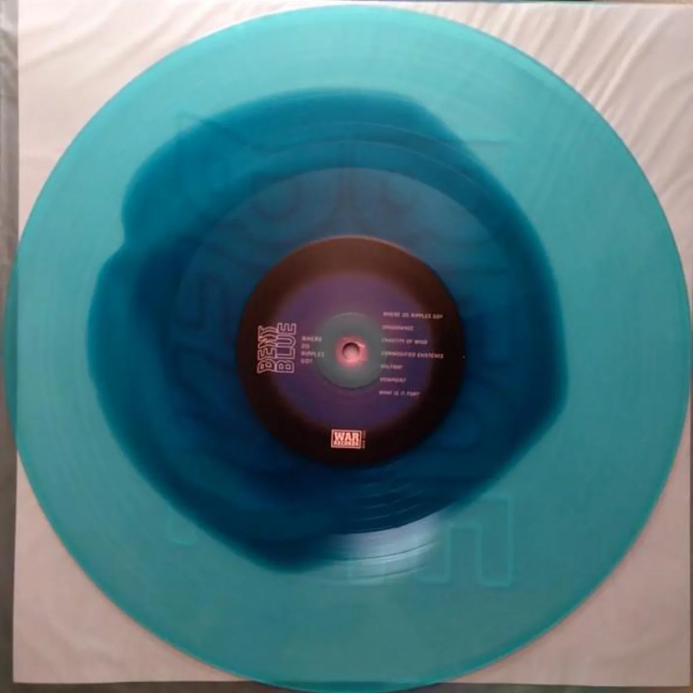 Bent Blue WHERE DO RIPPLES GO Vinyl Record