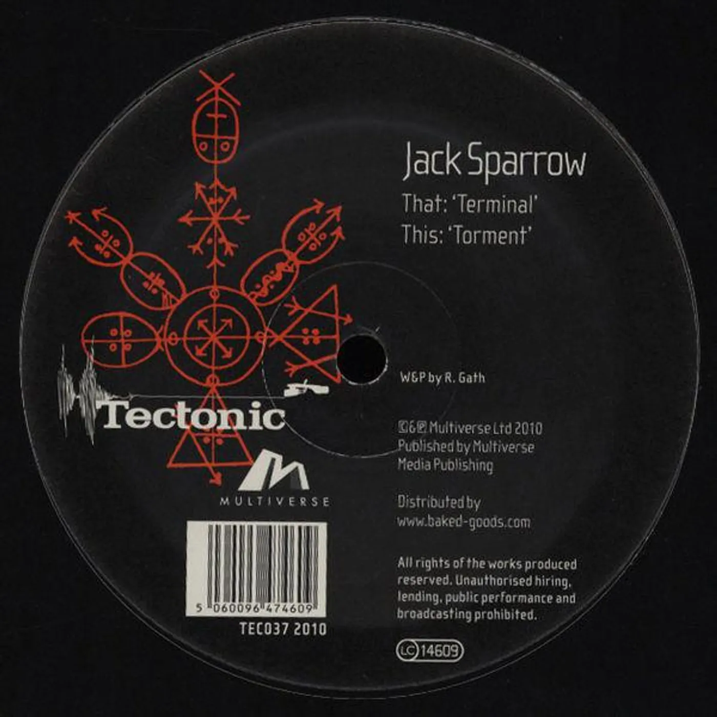 Jack Sparrow TERMINAL / TORMENT (EP) Vinyl Record
