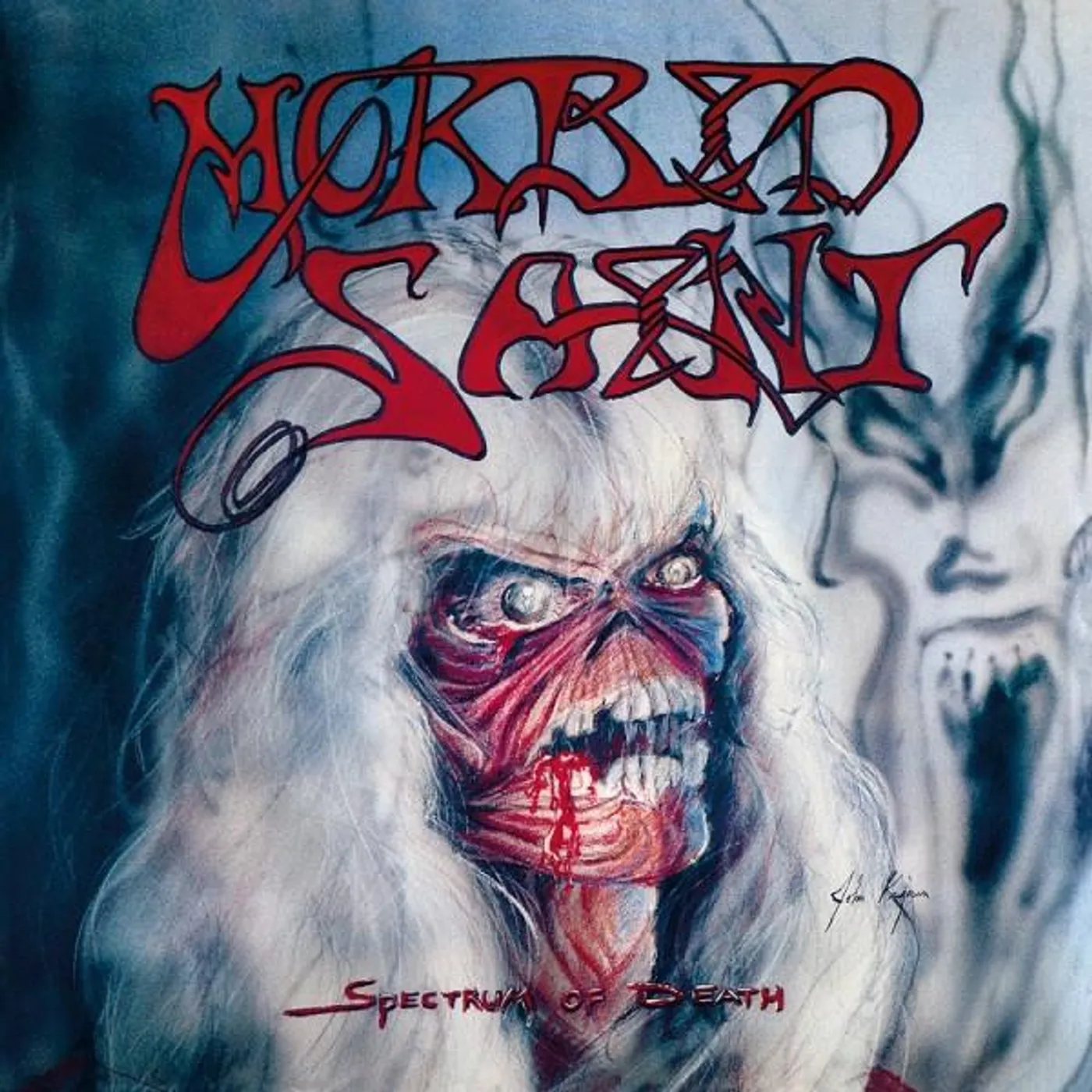 Morbid Saint SPECTRUM OF DEATH (W/BOOK) Vinyl Record - Blue Vinyl, Colored Vinyl, Gatefold Sleeve