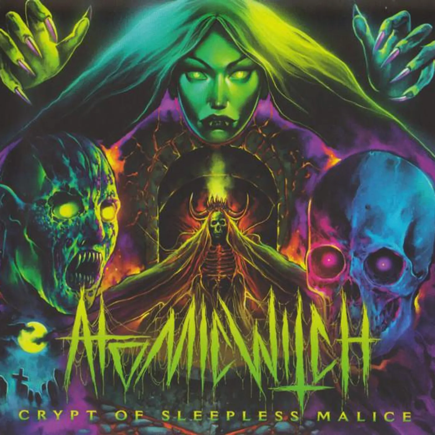 Atomic Witch CRYPT OF SLEEPLESS MALICE CD