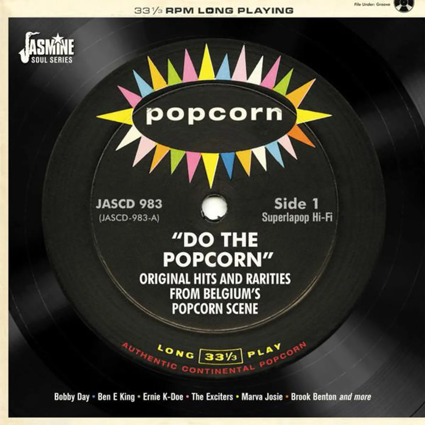 Various Artists  DO THE POPCORN - ORIGINAL HITS AND RARITIES FROM BELGIUM'S POPCORN SCENE CD