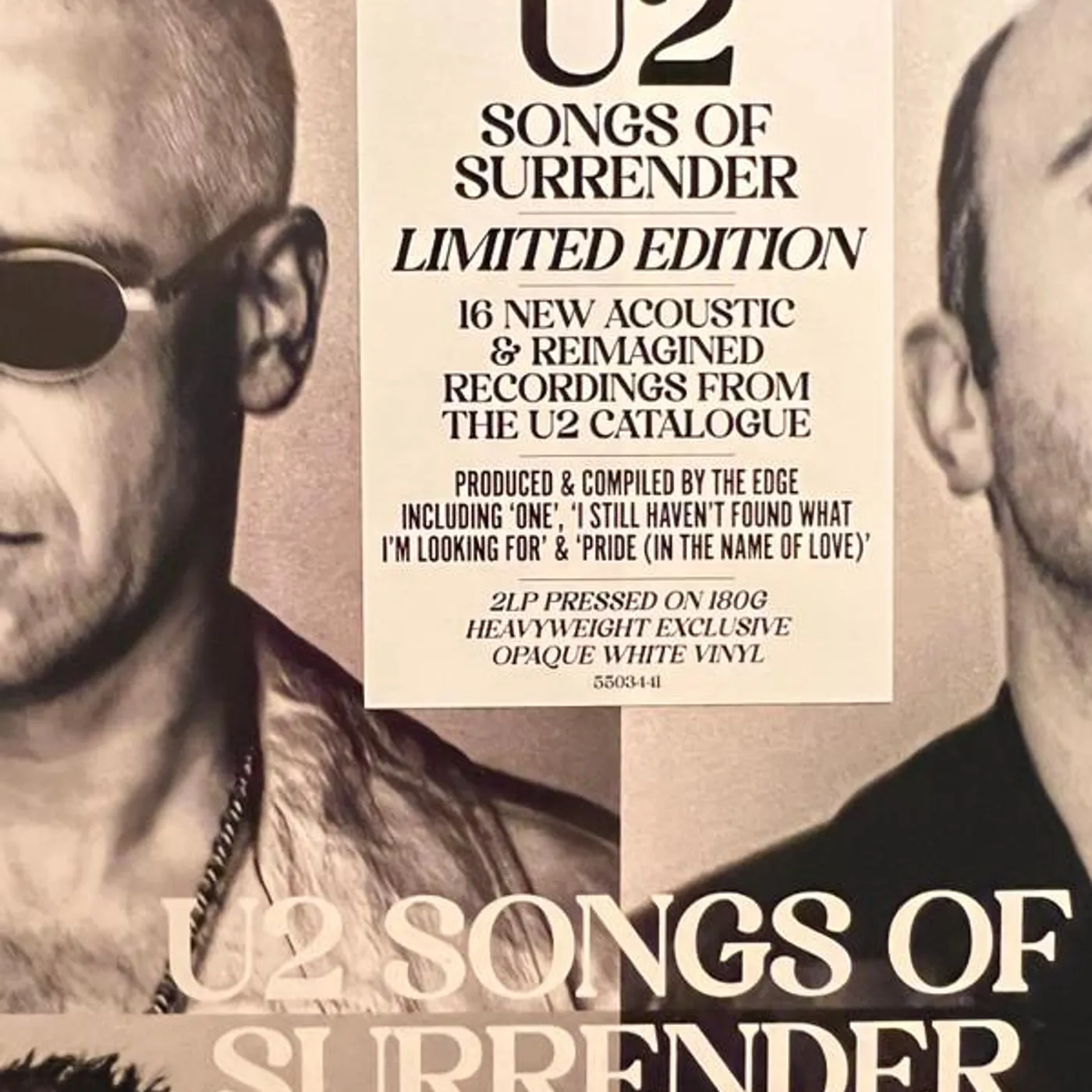 U2 SONGS OF SURRENDER (2LP/180G) Vinyl Record