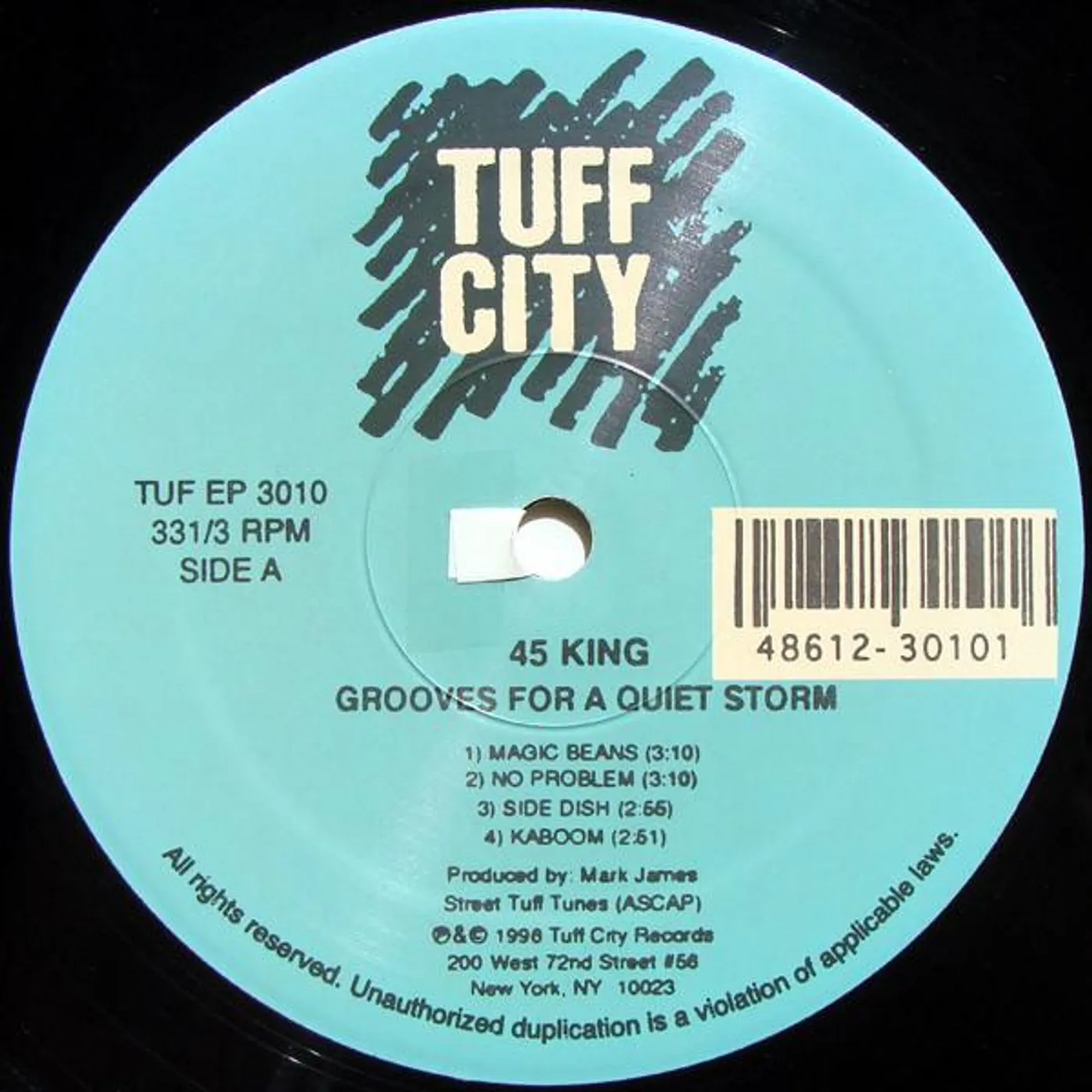 45 King GROOVES FOR A QUIET STORM CD
