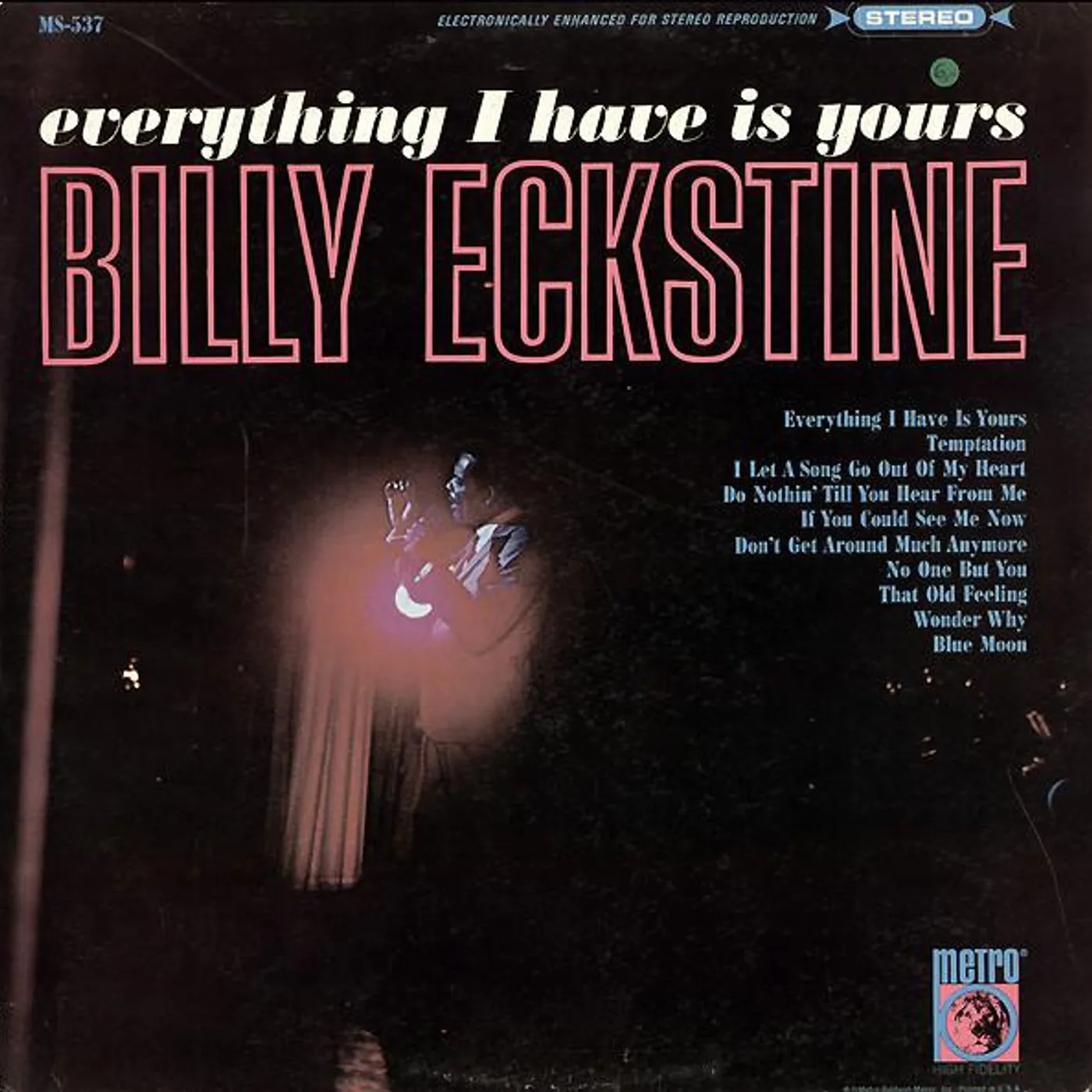 Billy Eckstine EVERYTHING I HAVE IS YOURS CD