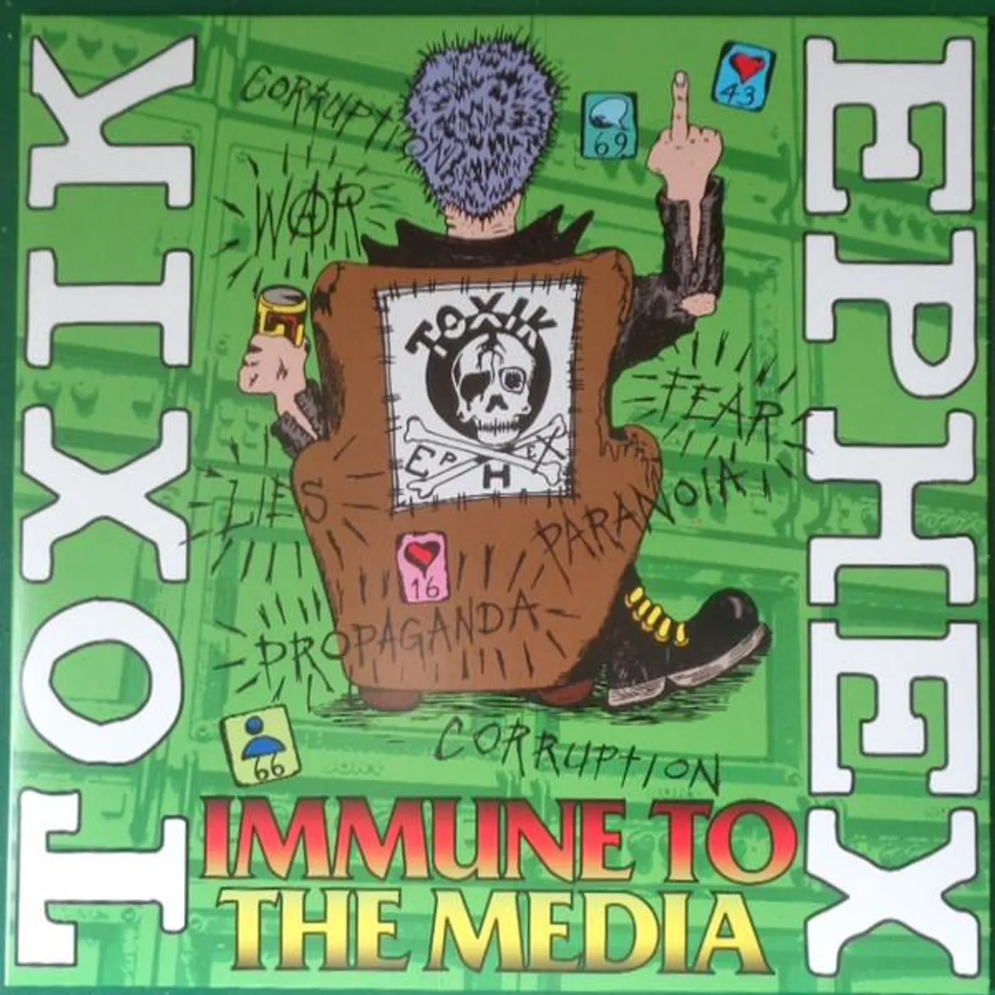 TOXIK EPHEX IMMUNE TO THE MEDIA CD