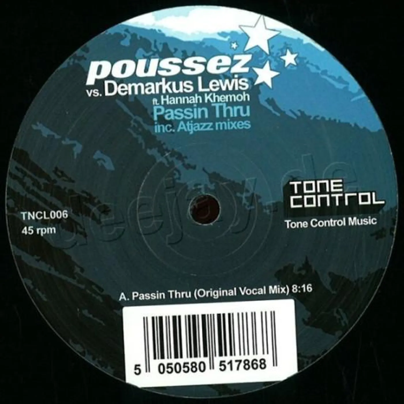 Poussez Vs. Demarkus Lewis PASSIN' THRU (UK) (Vinyl)