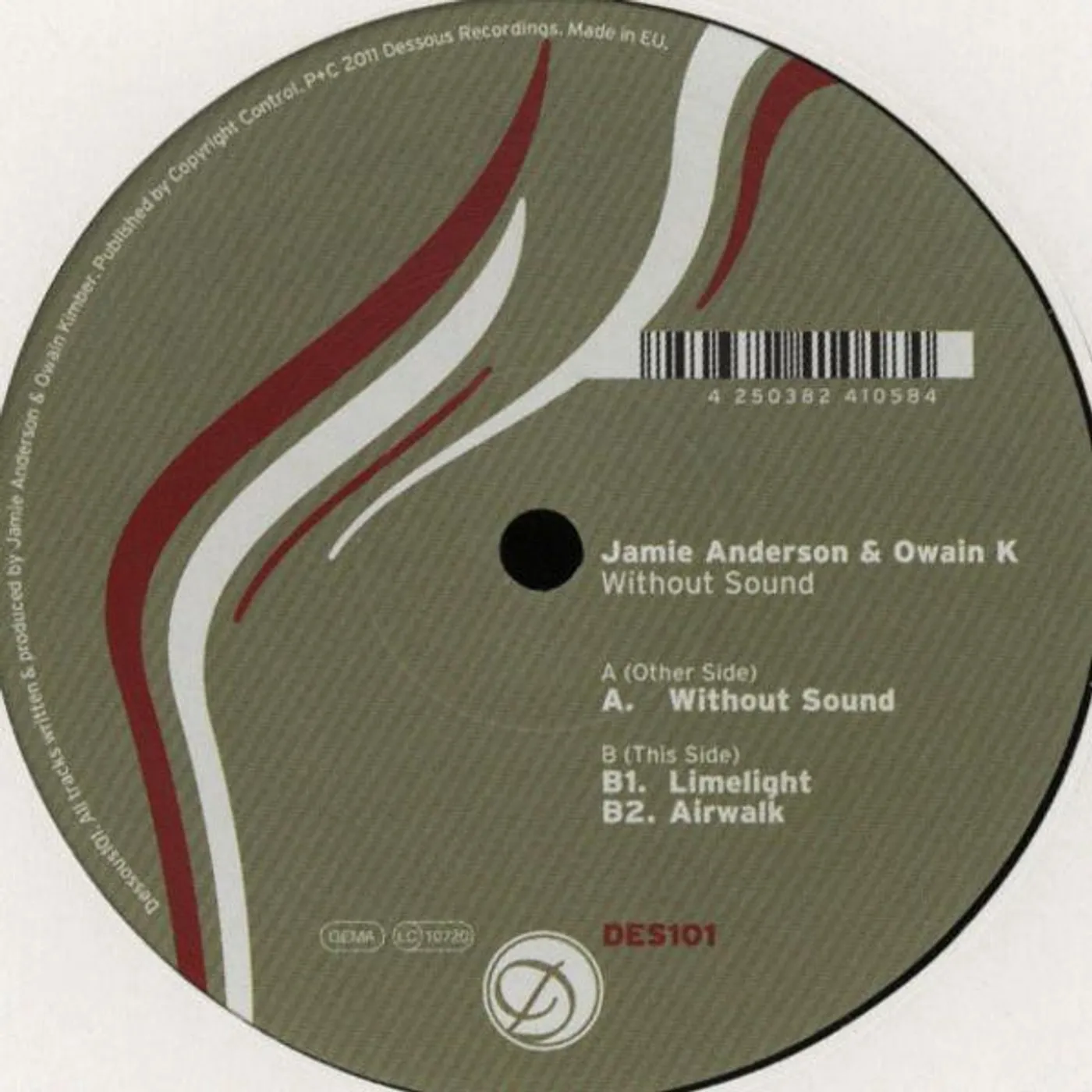 Jamie Anderson Without Sound Vinyl Record