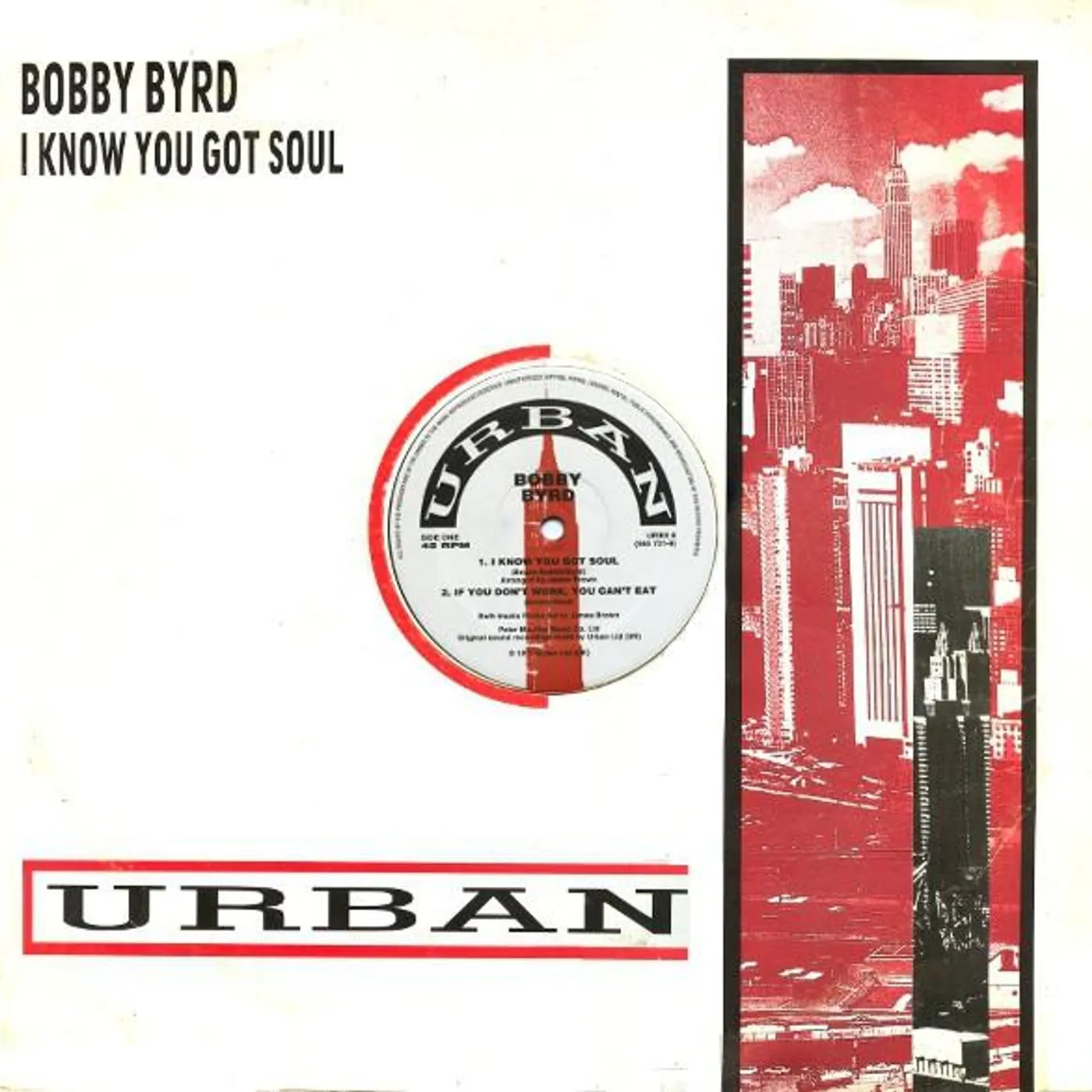 Bobby Byrd KNOW YOU GOT SOUL Vinyl Record