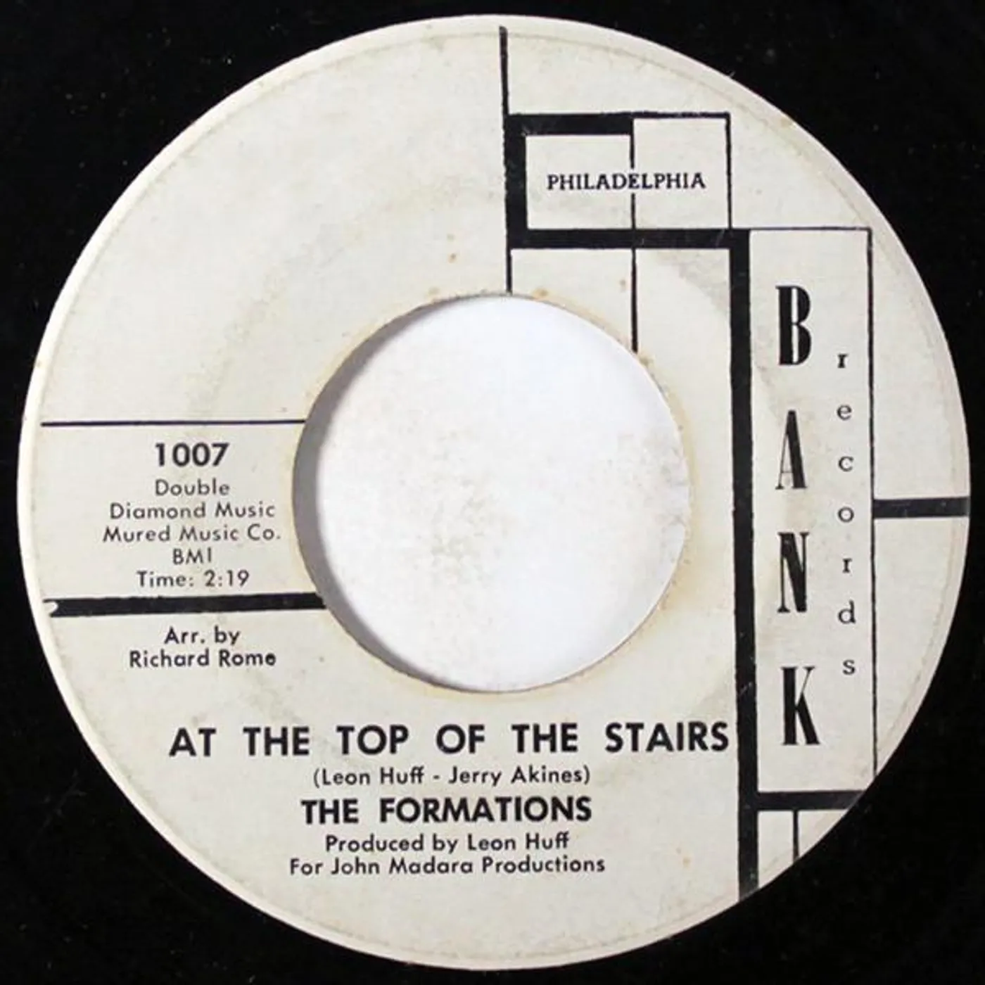 Formations AT THE TOP OF THE STAIRS / MAGIC MELODY Vinyl Record