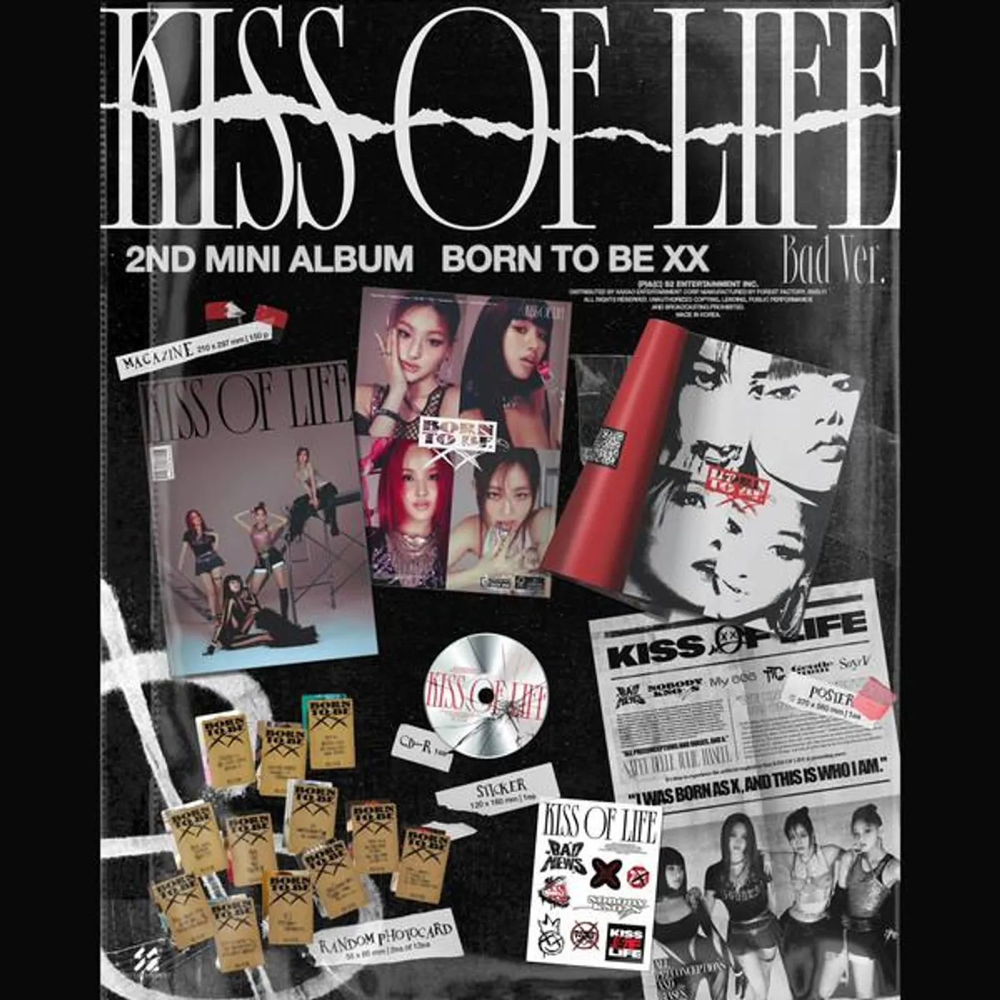 Kiss of Life BORN TO BE XX CD
