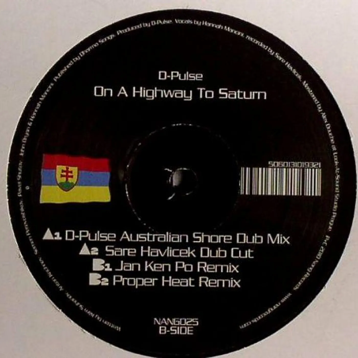 D-Pulse ON A HIGHWAY TO SATURN Vinyl Record - UK Release