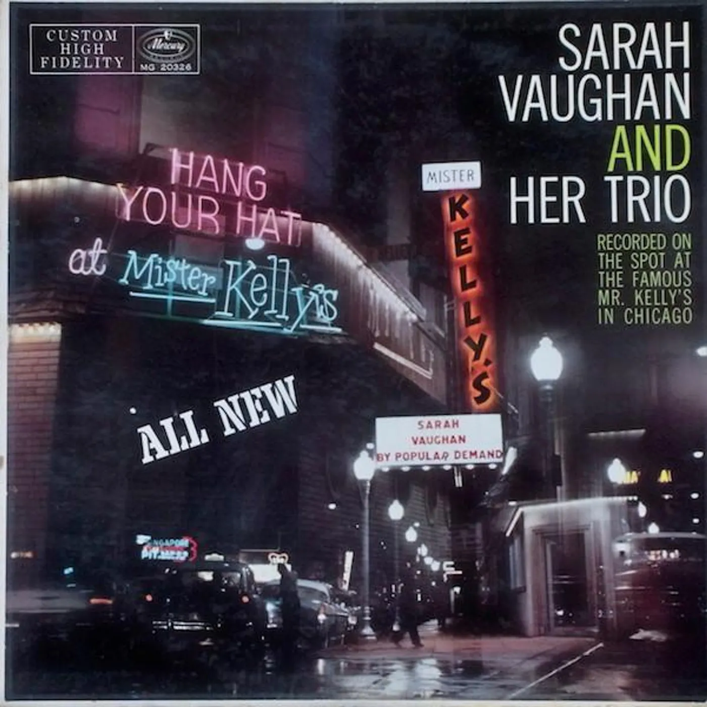 Sarah Vaughan And Her Trio LP - At Mister Kellys (Vinyl)