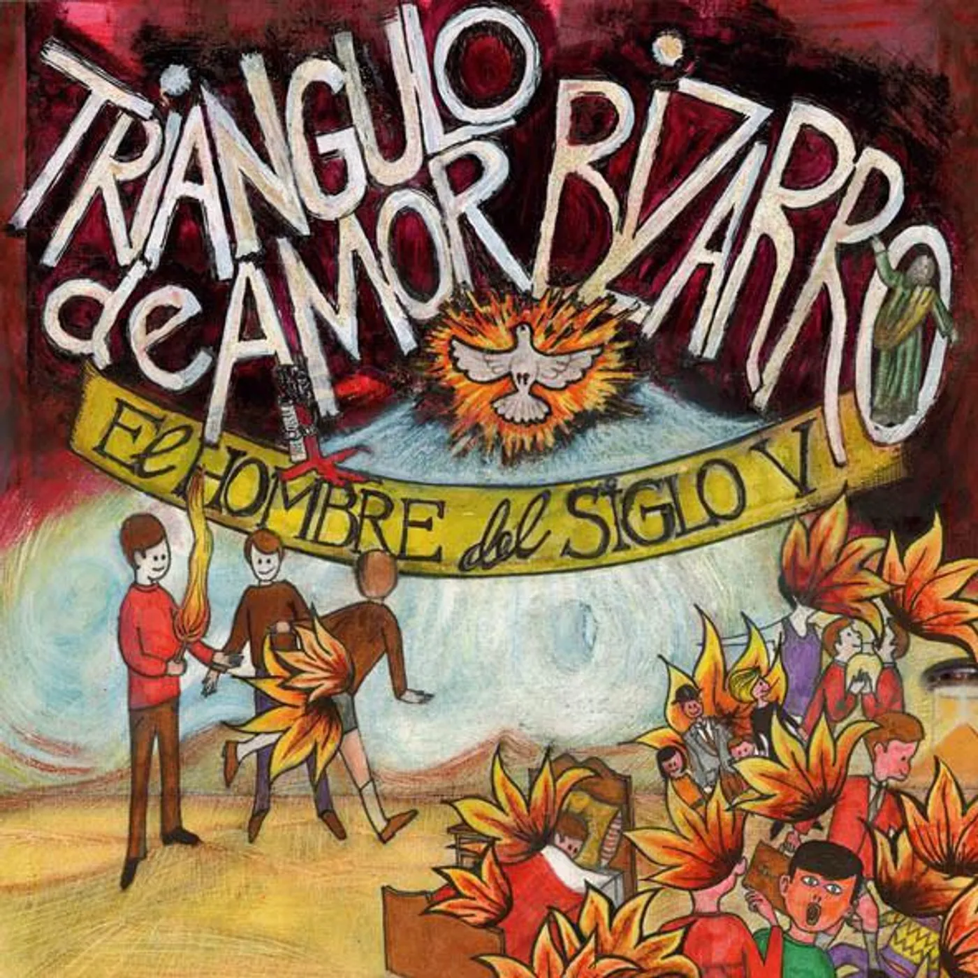 Triángulo de Amor Bizarro EL HOMBRE DEL SIGLO V - RED VINYL Vinyl Record