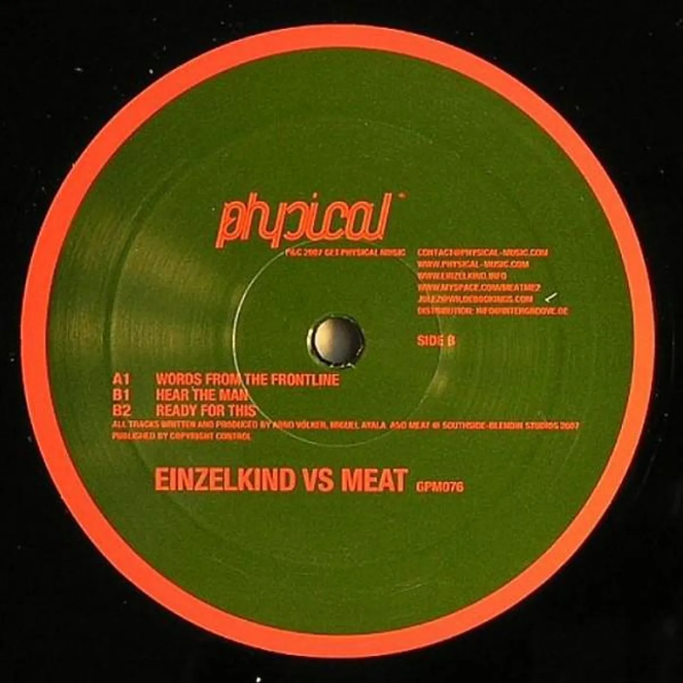 Einzelkind Words From The Frontline Vinyl Record