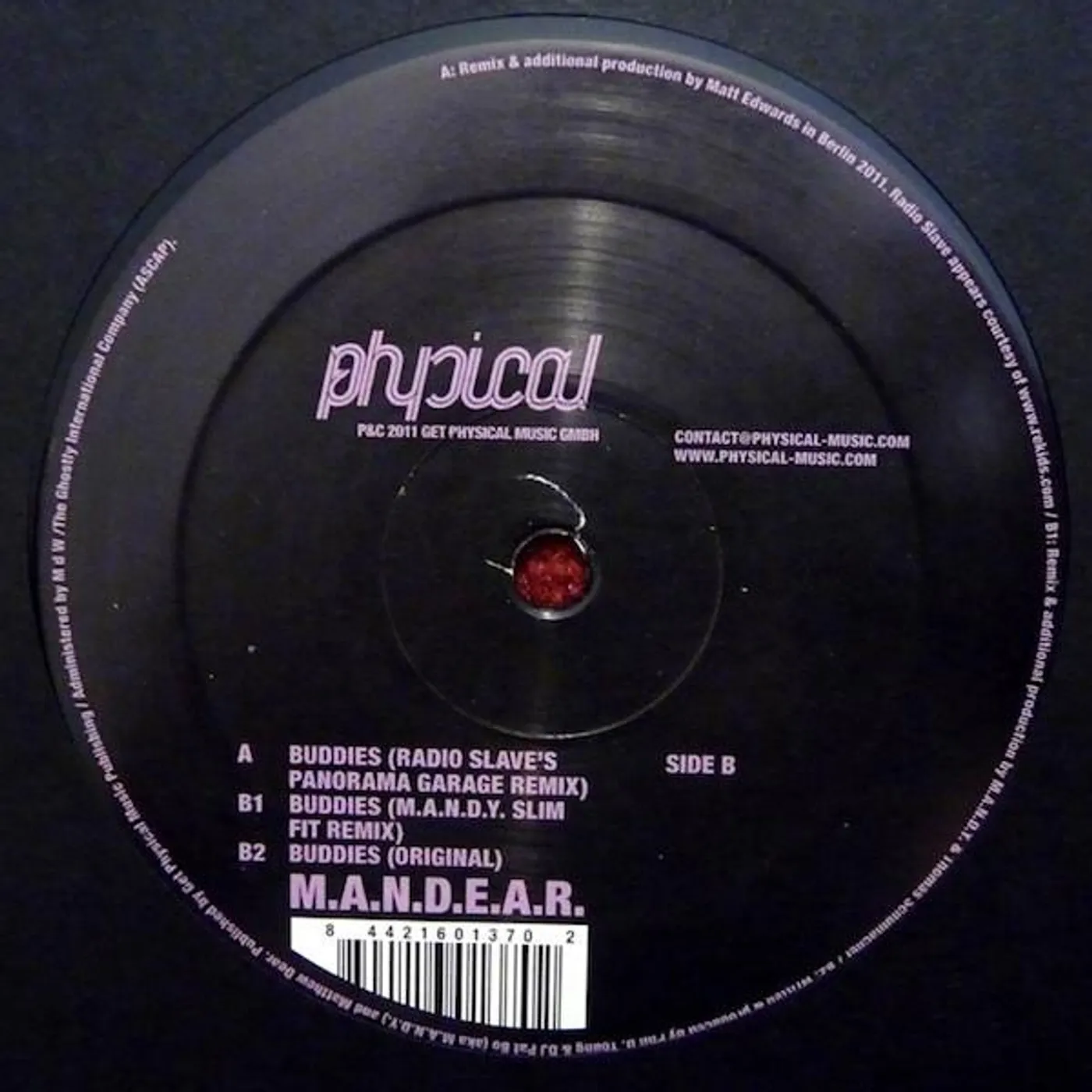 M.A.N.D.E.A.R. Buddies Vinyl Record