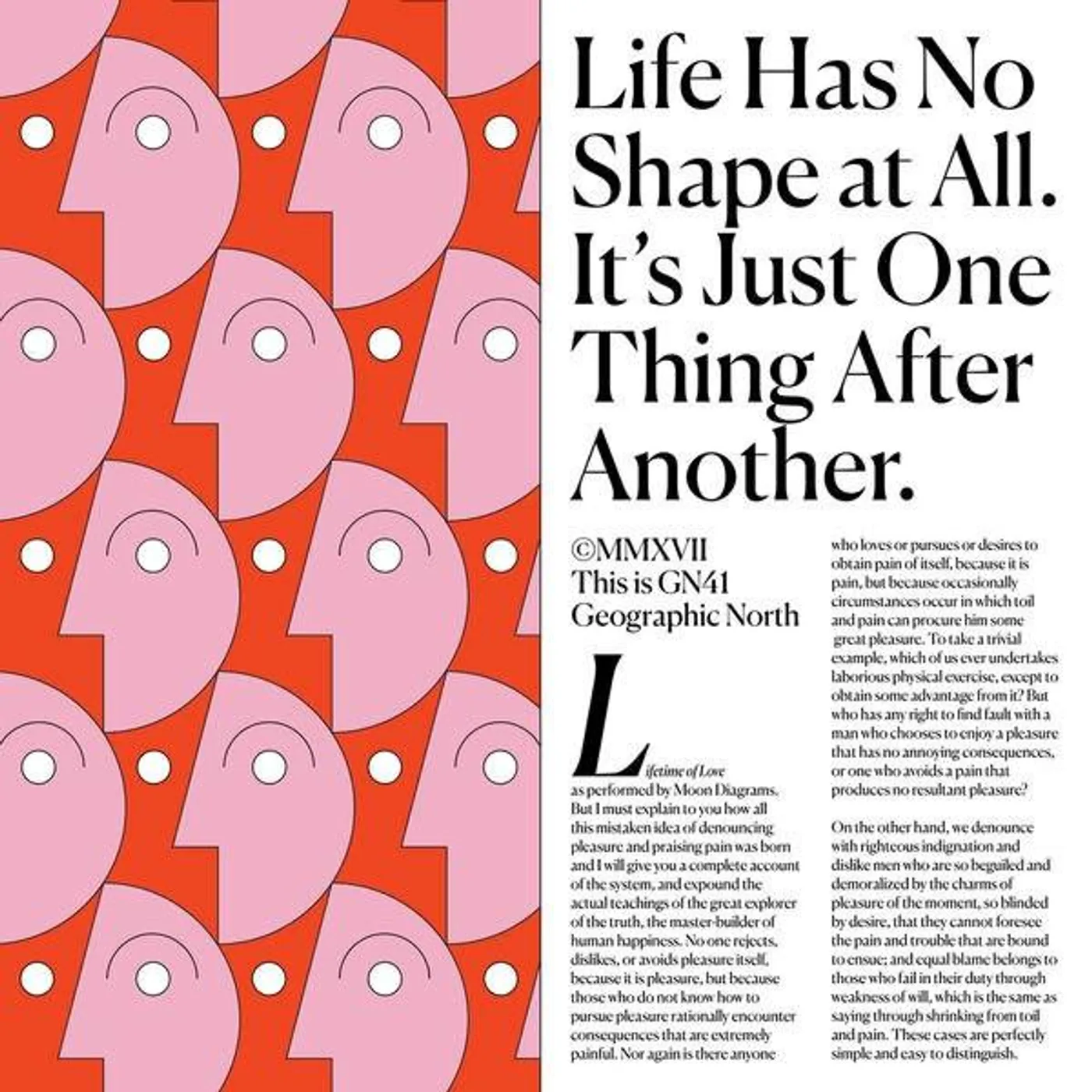 Moon Diagrams LIFETIME OF LOVE Vinyl Record