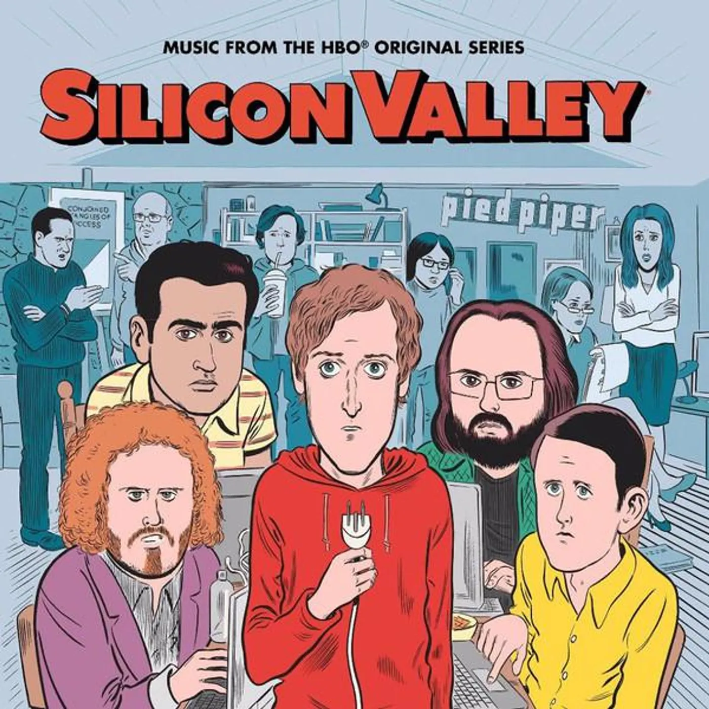 Various Artists  Silicon Valley Original Soundtrack (Red Translucent/DL Card/Poster) Vinyl Record