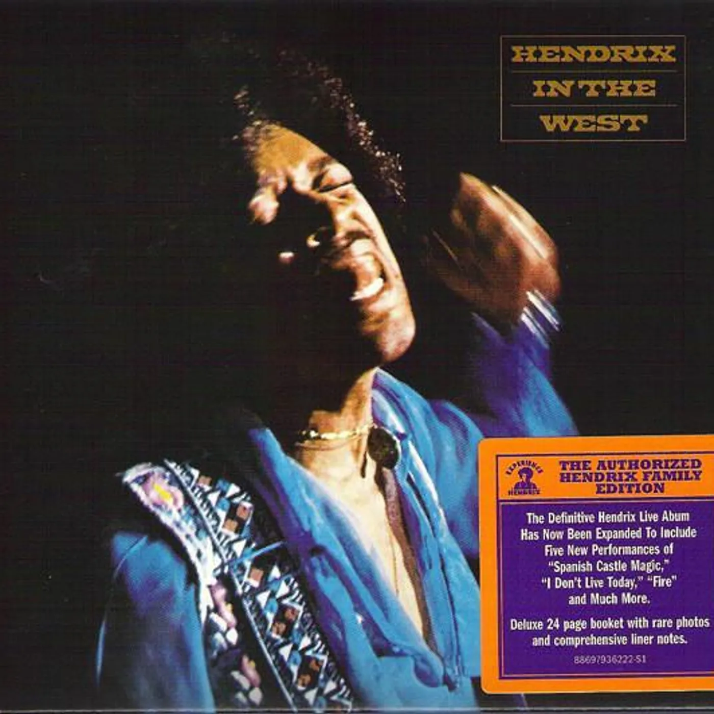 Jimi Hendrix HENDRIX IN THE WEST CD