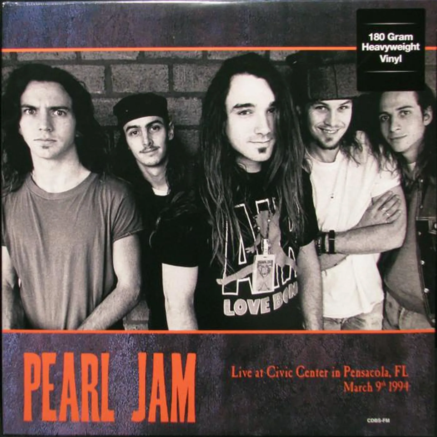 Pearl Jam LIVE AT CIVIC CENTER IN PENSACOLA FL MARCH 9TH 1994 (YELLOW VINYL) Vinyl Record
