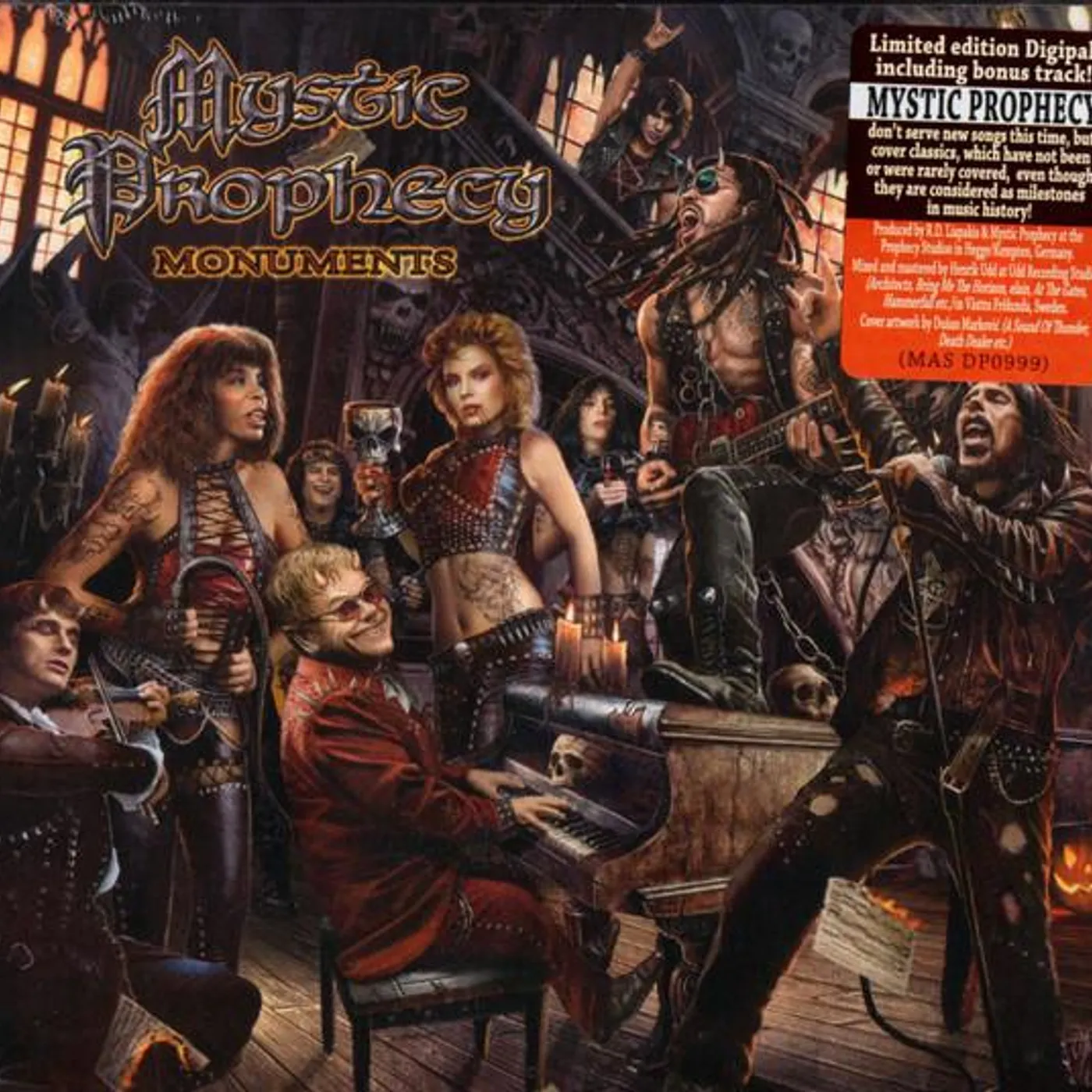 Mystic Prophecy MONUMENTS UNCOVERED CD
