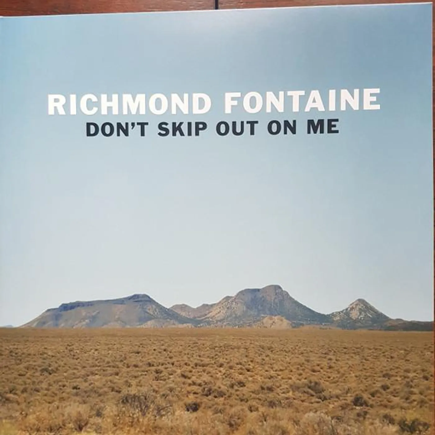 Richmond Fontaine DON'T SKIP OUT ON ME (180G) Vinyl Record