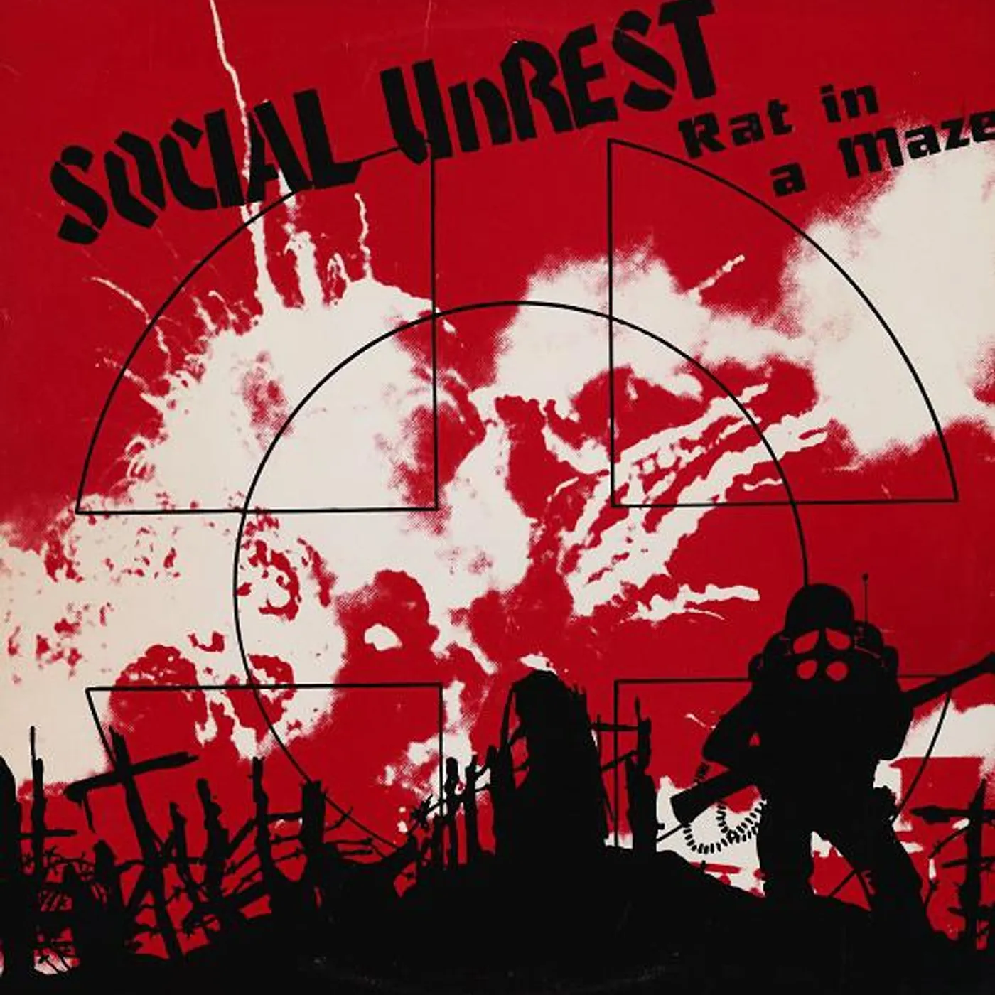 Social Unrest Rat In A Maze (White) Vinyl Record