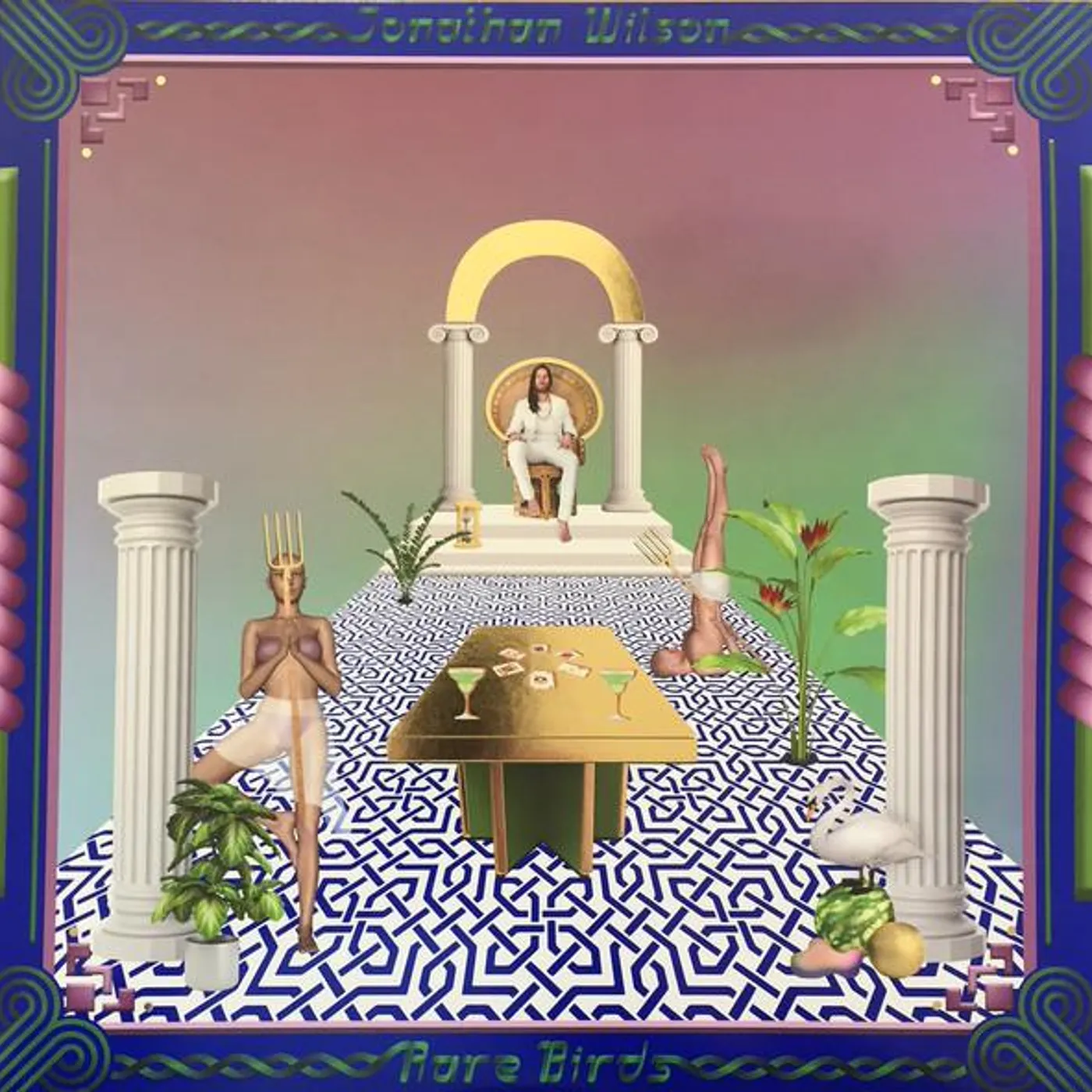 Jonathan Wilson RARE BIRDS (2LP/LYRIC BOOK/STICKERS/POSTER) Vinyl Record