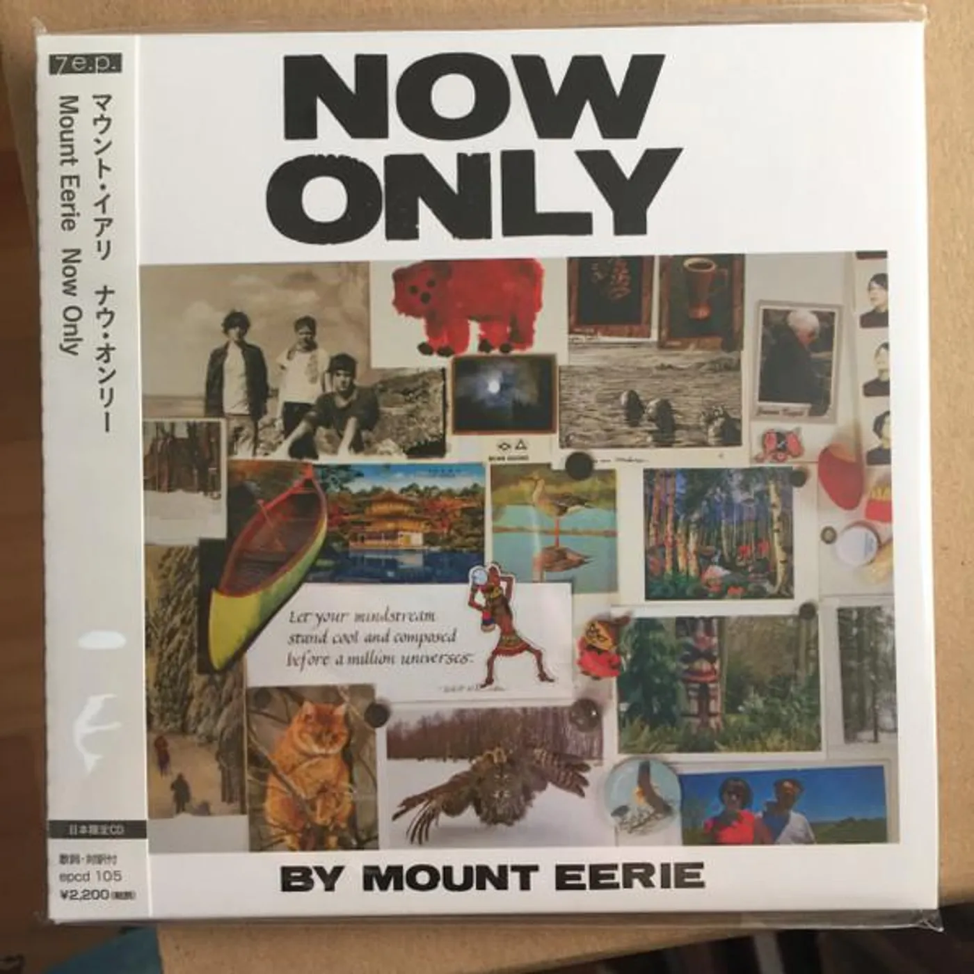 Mount Eerie NOW ONLY (MINI LP JACKET) CD