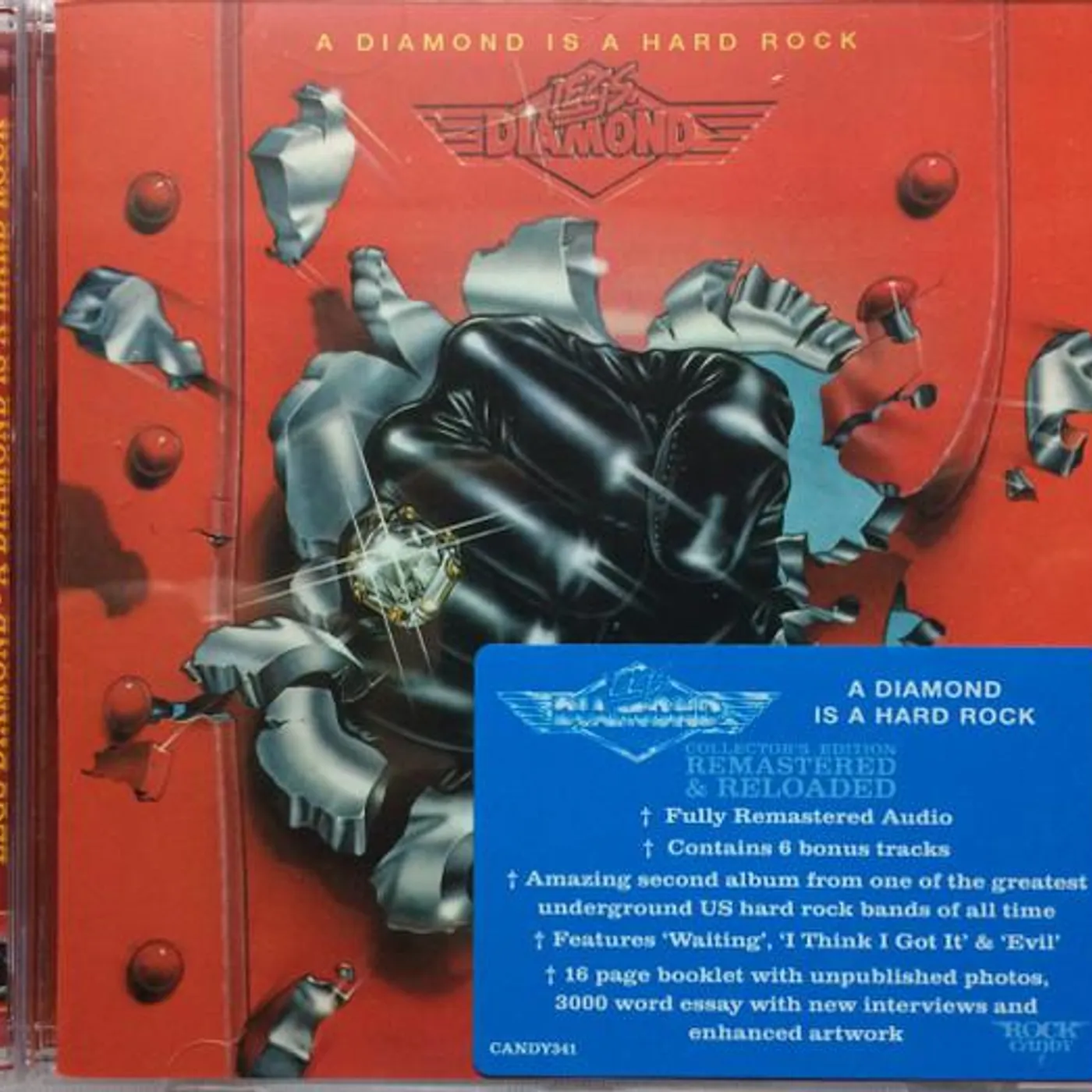Legs Diamond DIAMOND IS A HARD ROCK (REMASTERED) CD
