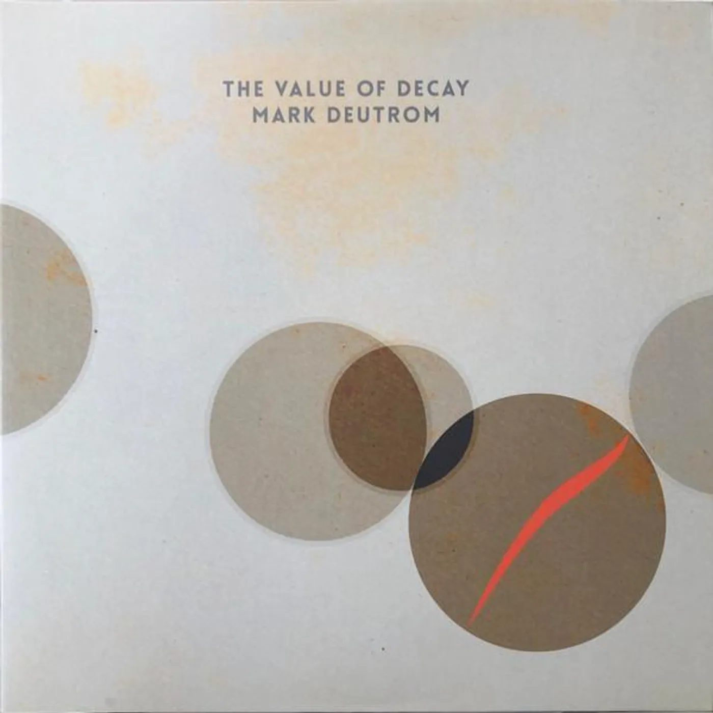 Mark Deutrom VALUE OF DECAY (GOLD VINYL) Vinyl Record