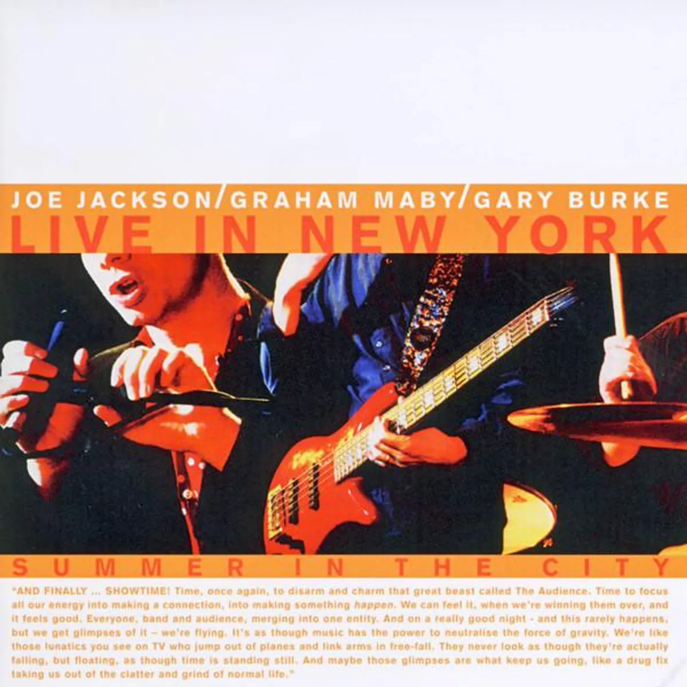 Joe Jackson SUMMER IN THE CITY/LIVE IN NEW YORK (24BIT REMASTER) CD