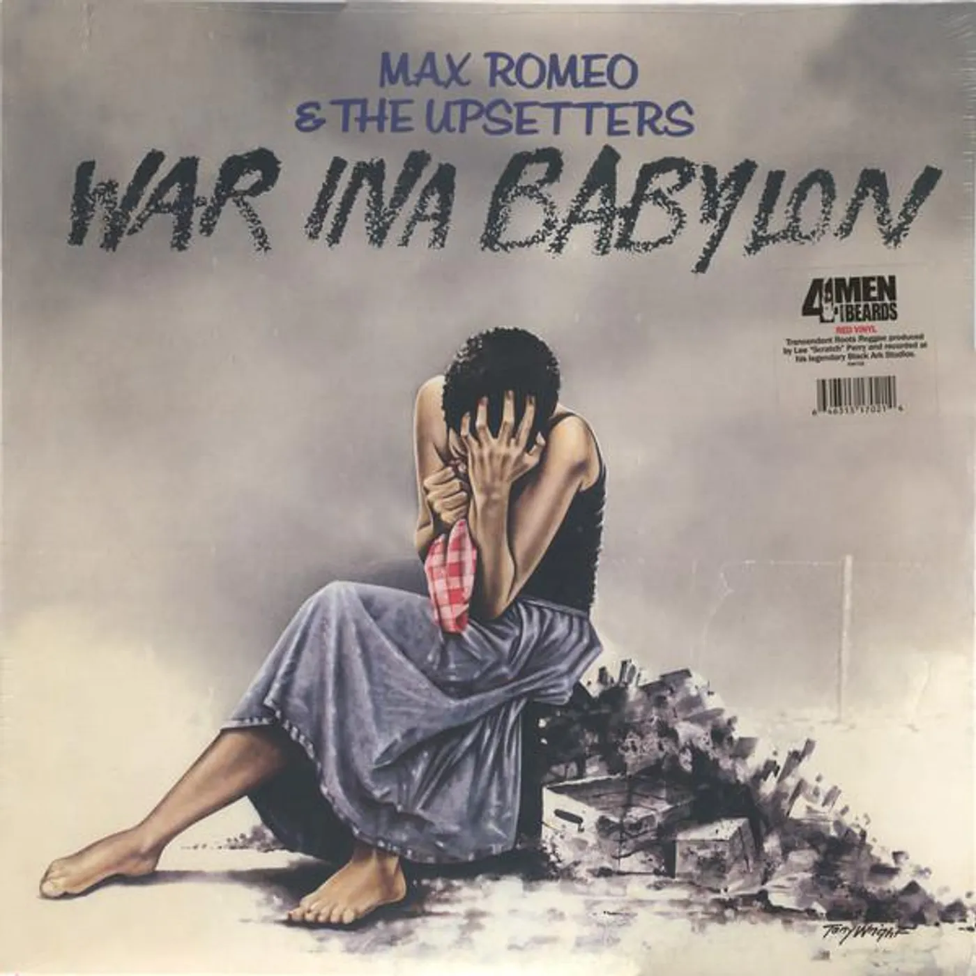 Max Romeo & The Upsetters WAR INA BABYLON (TRANSLUCENT RED VINYL) Vinyl Record