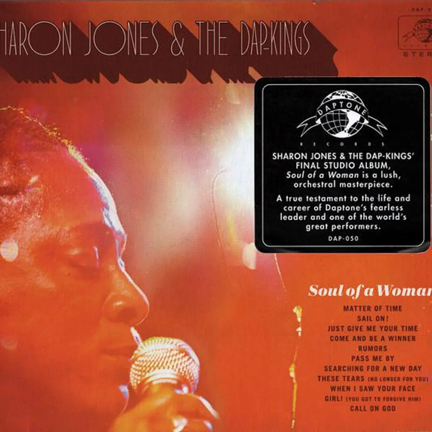 Sharon Jones & The Dap-Kings SOUL OF A WOMAN CD