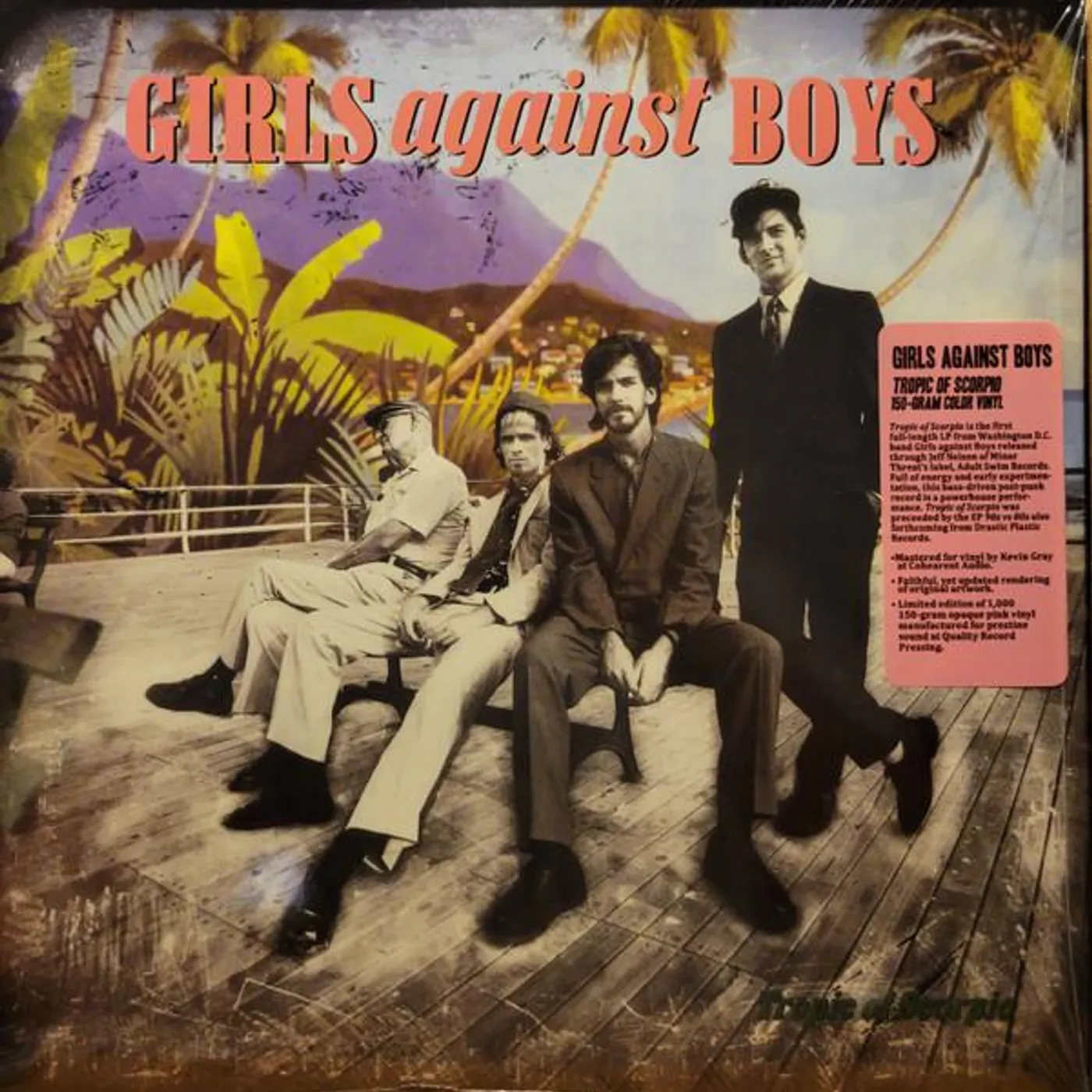 Girls Against Boys TROPIC OF SCORPIO (150G/OPAQUE PINK VINYL) Vinyl Record
