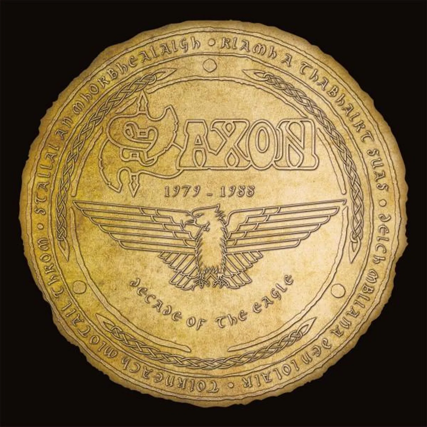 Saxon DECADE OF THE EAGLE Vinyl Record