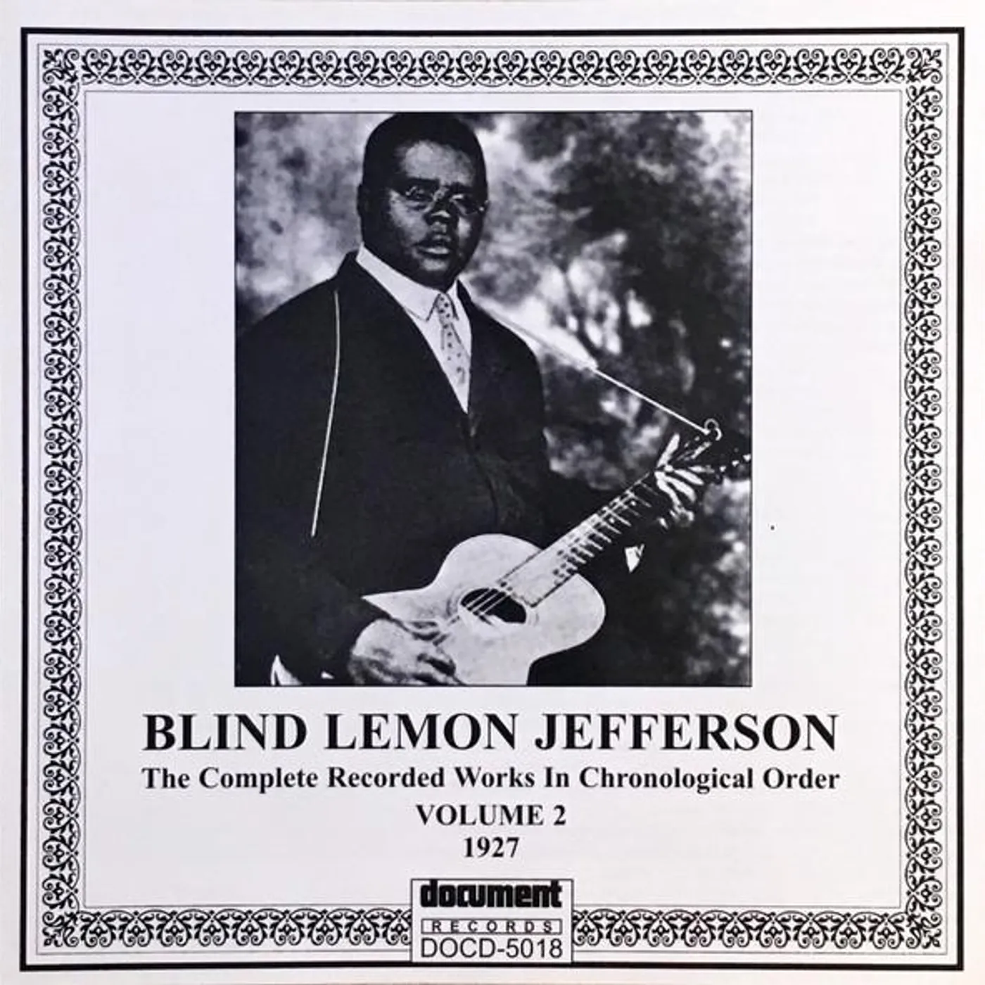 Blind Lemon Jefferson BLIND LEMON  VOL 2 1927 CD