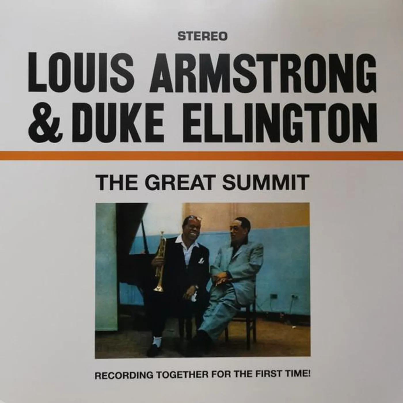 Louis Armstrong & Duke Ellington GREAT SUMMIT (1 BONUS TRACK) (LIMITED 180G TRANSPARENT BLUE VINYL/DMM MASTER) Vinyl Record
