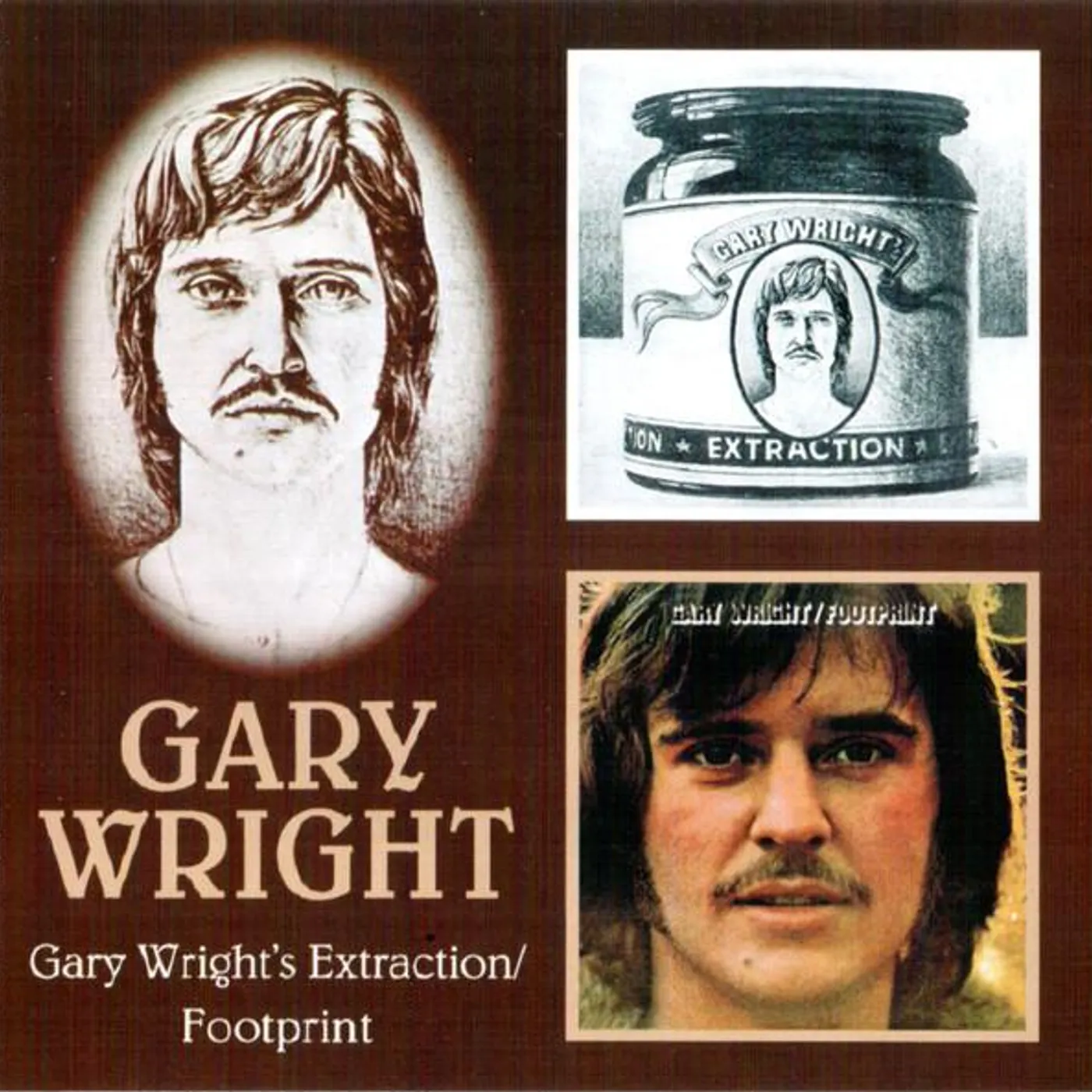 Gary Wright EXTRACTION / FOOTPRINT (REMASTERED) CD