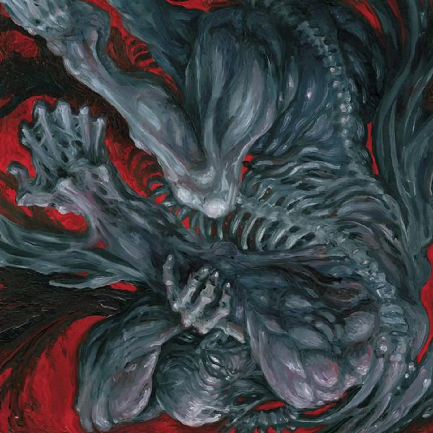 Leviathan MASSIVE CONSPIRACY AGAINST ALL LIFE (RED WHITE SPLATTER VINYL) Vinyl Record