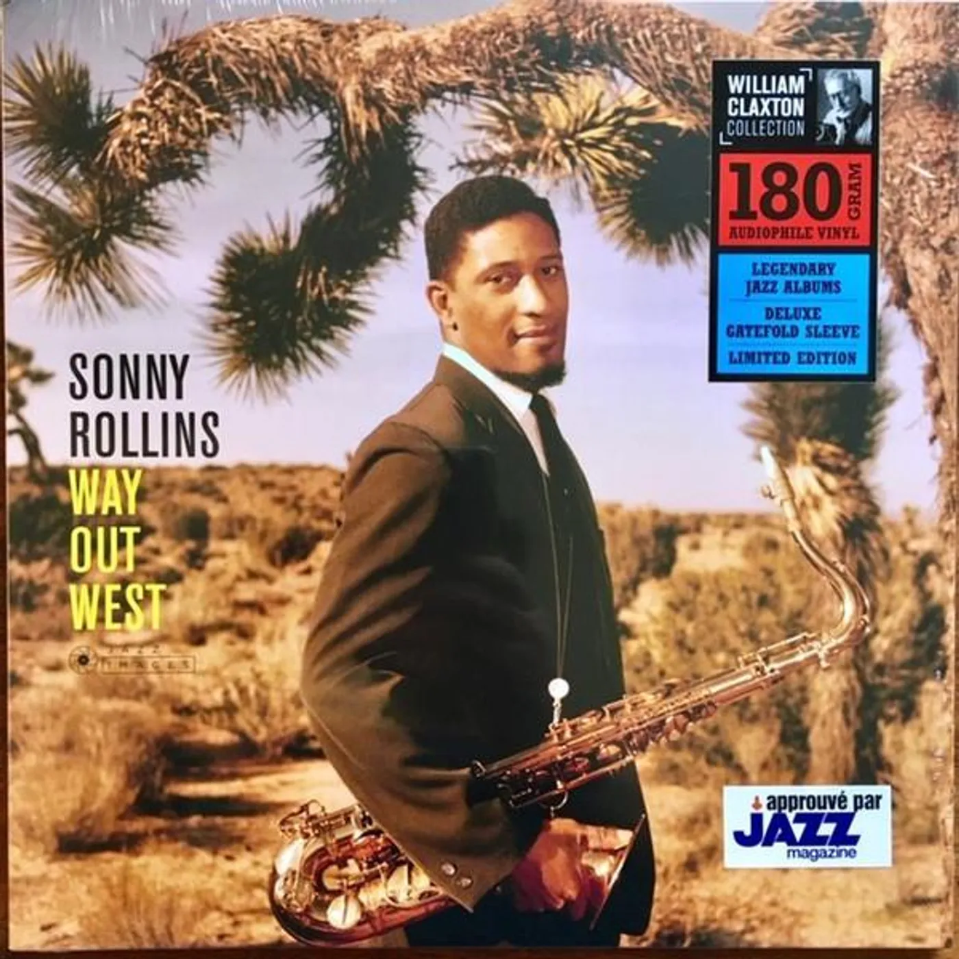 Sonny Rollins WAY OUT WEST (GATEFOLD/PHOTOGRAPHS BY WILLIAM CLAXTON/180G) Vinyl Record