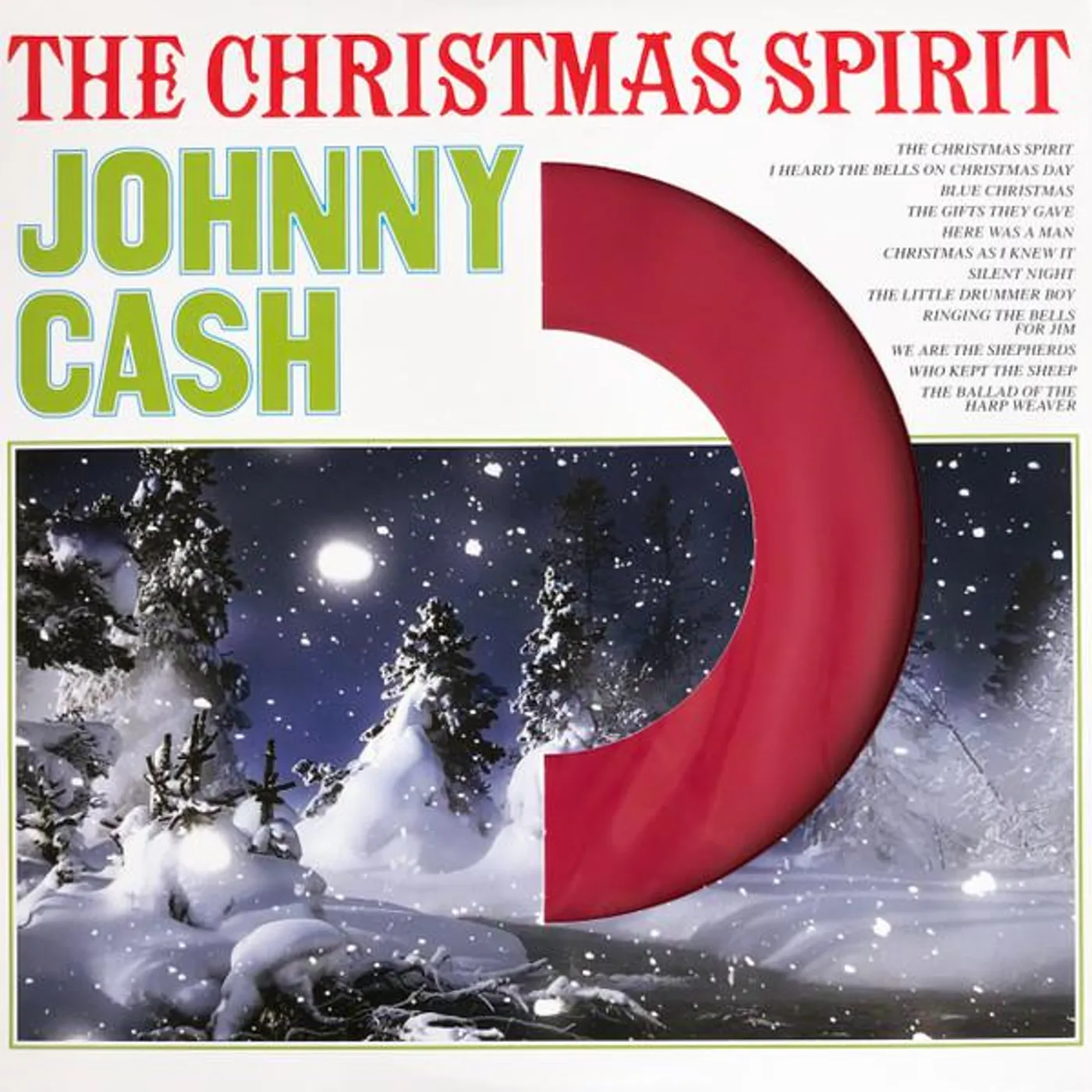 Johnny Cash CHRISTMAS SPIRIT (COLOURED VINYL) Vinyl Record